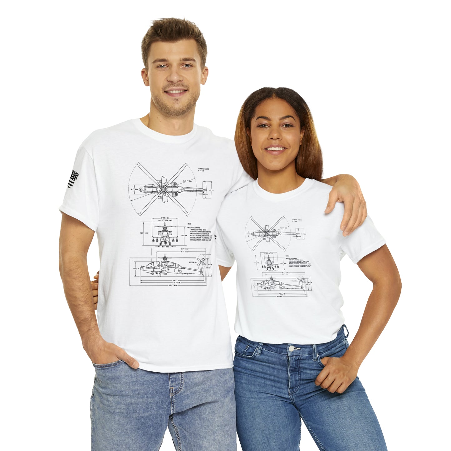 Sky Warrior: AH-64 Apache Tribute Tee