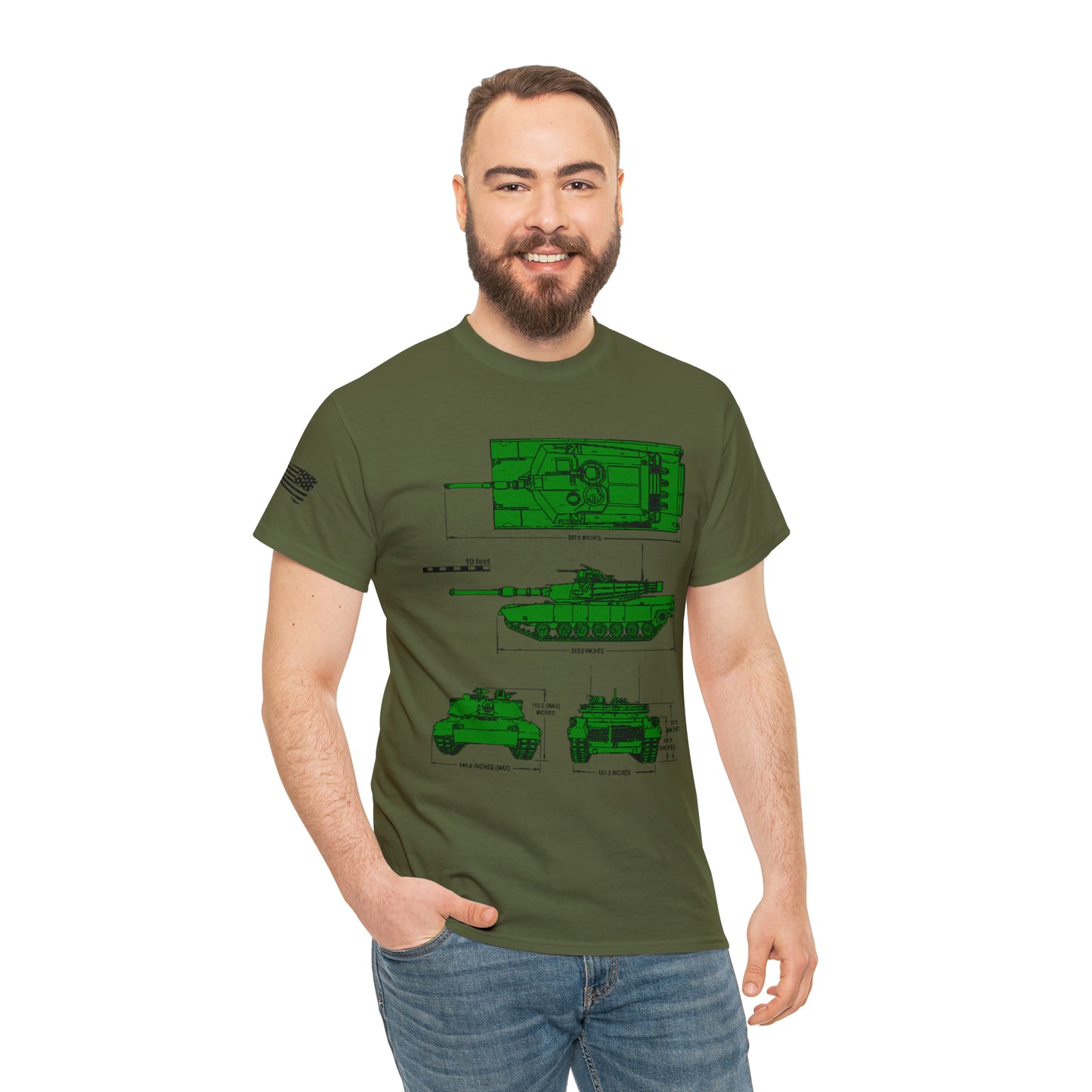 Armor Unyielding: M1A1 Abrams Legacy Tee