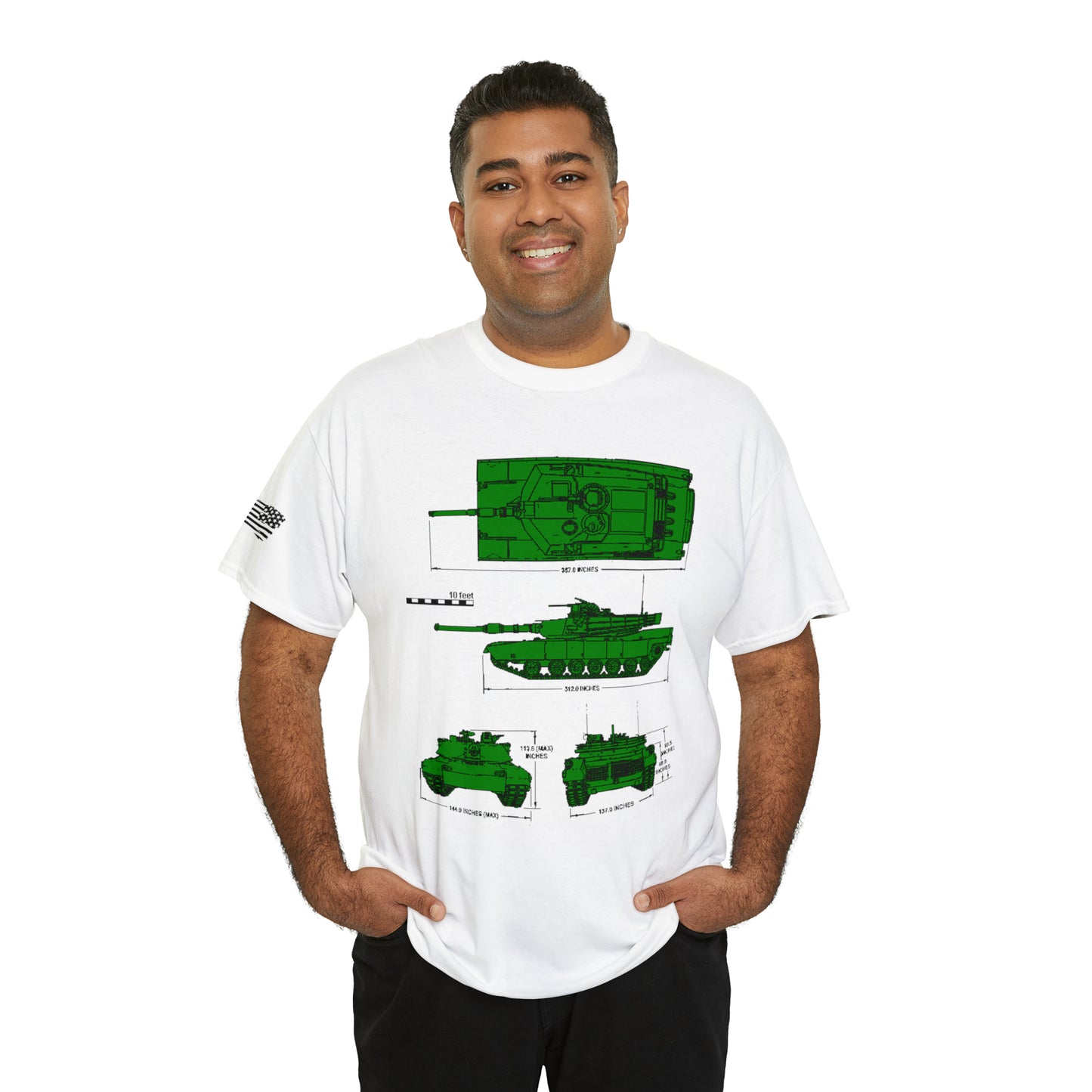 Armor Unyielding: M1A1 Abrams Legacy Tee