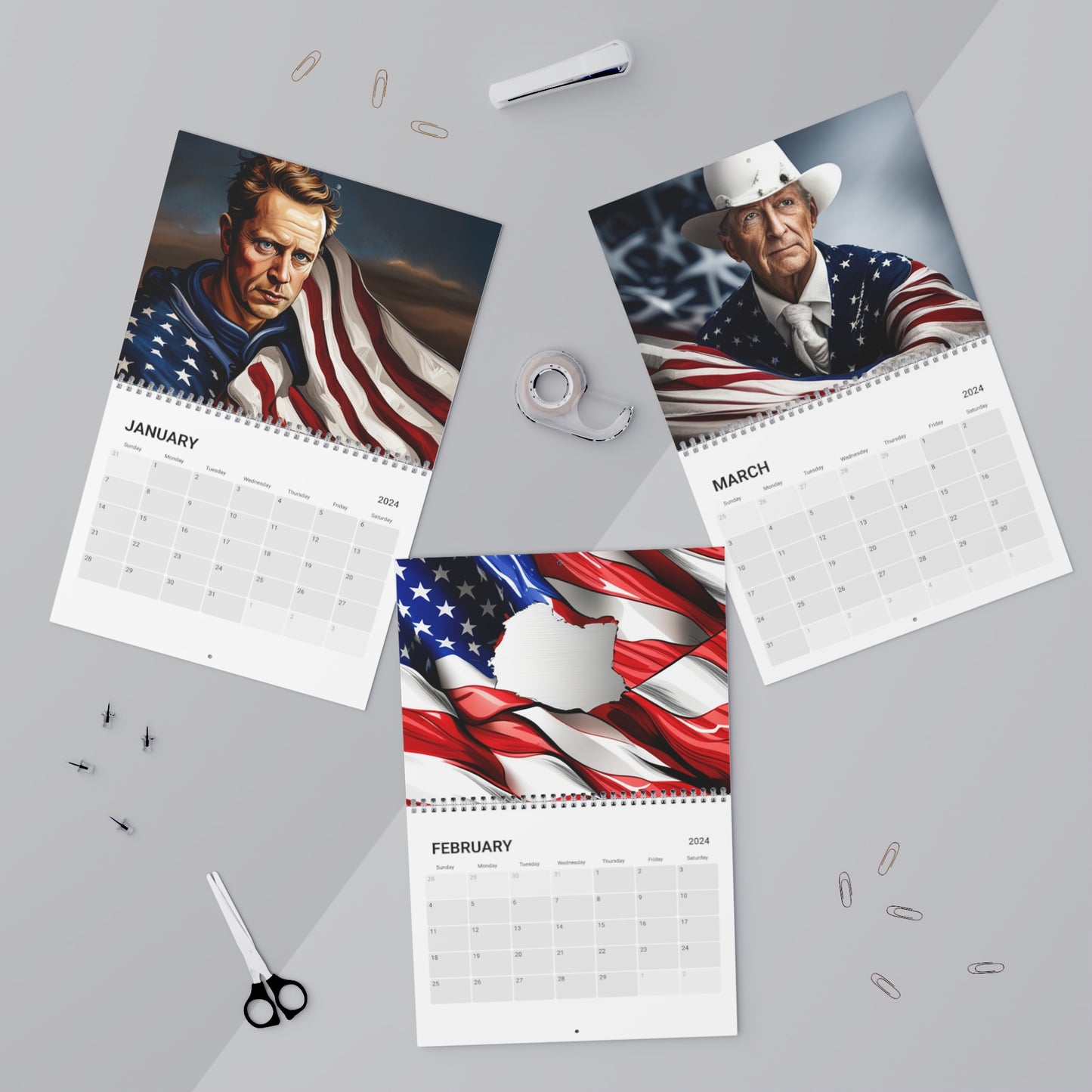 Patriotic Calendar (2024)