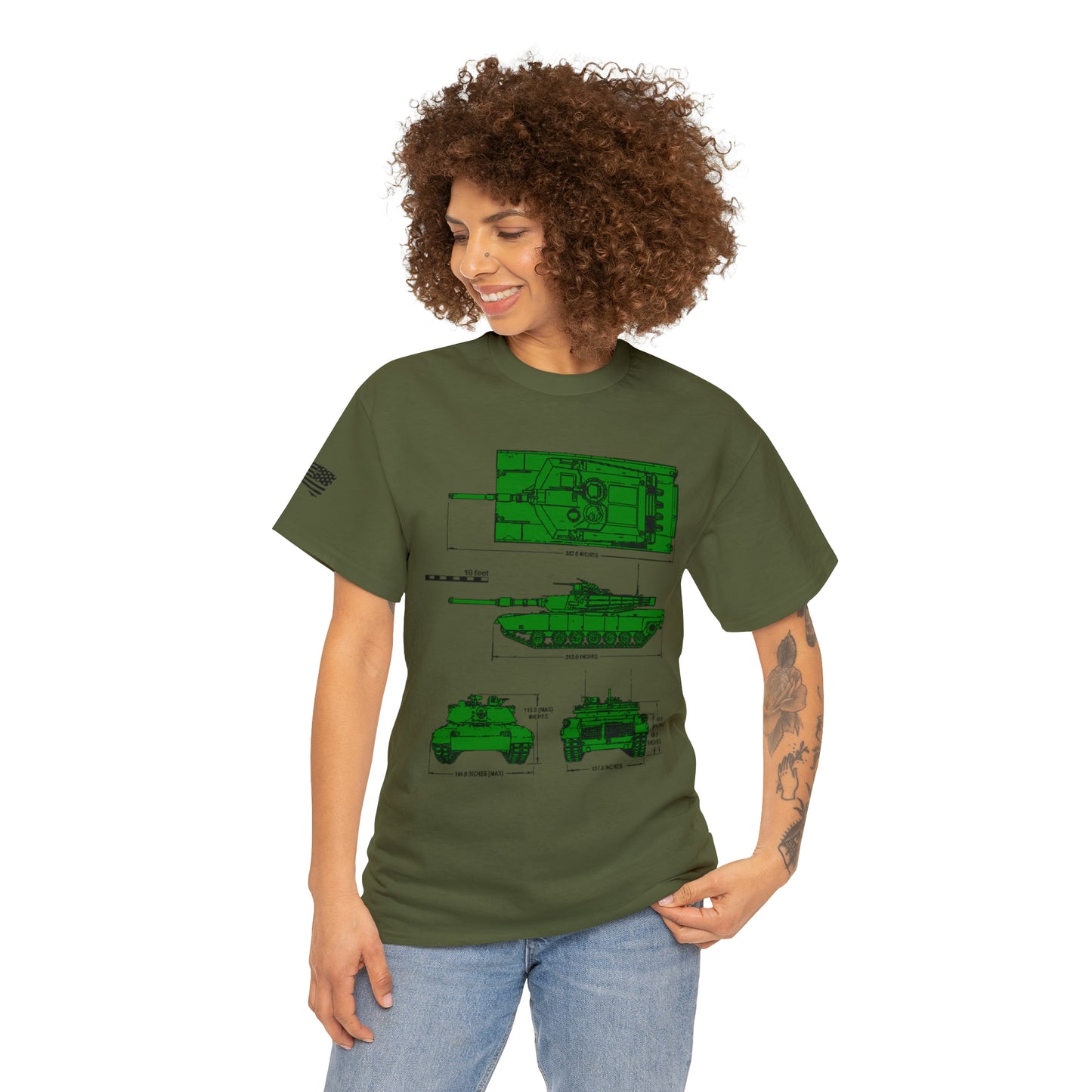 Armor Unyielding: M1A1 Abrams Legacy Tee