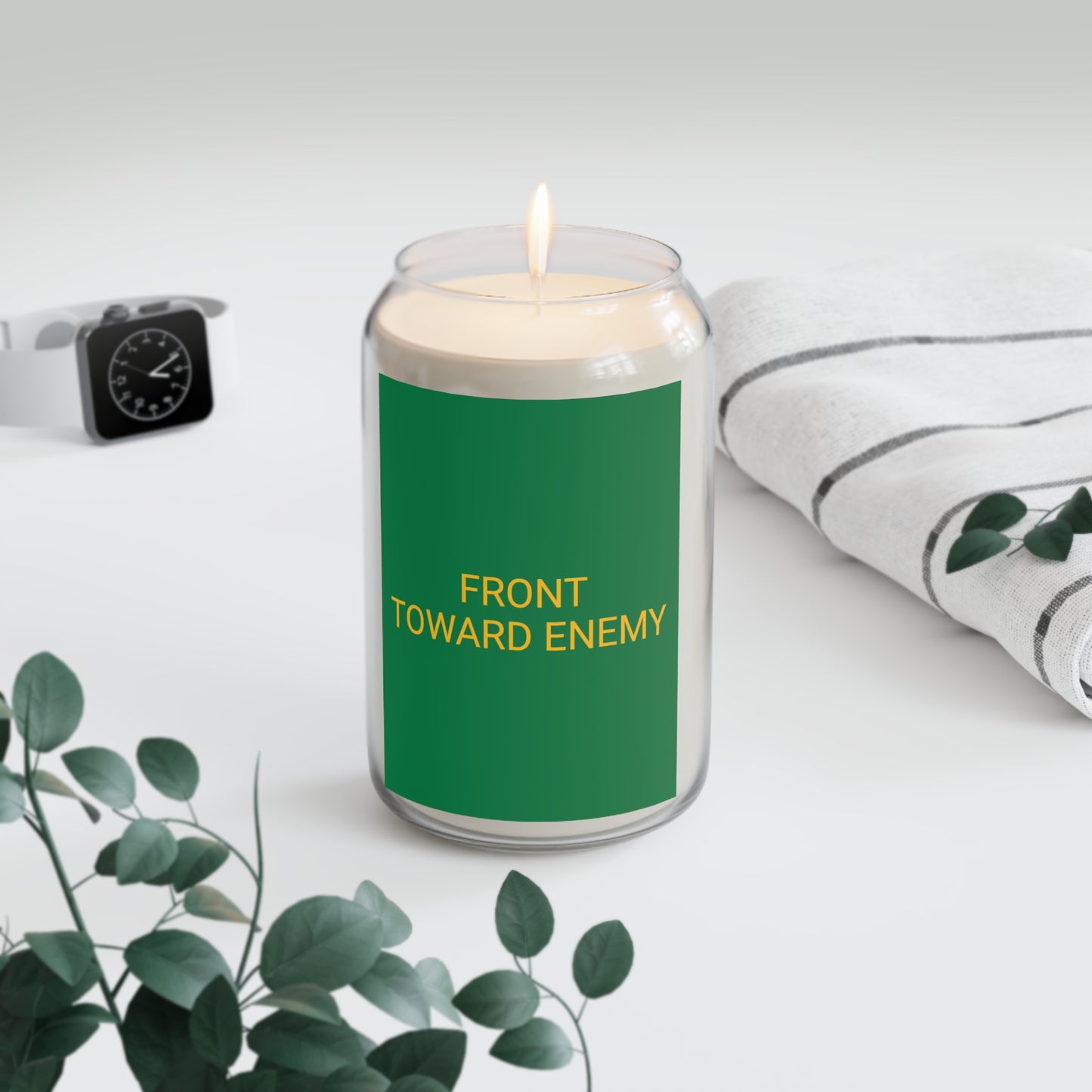 Front toward enemy Scented Candle, 13.75oz