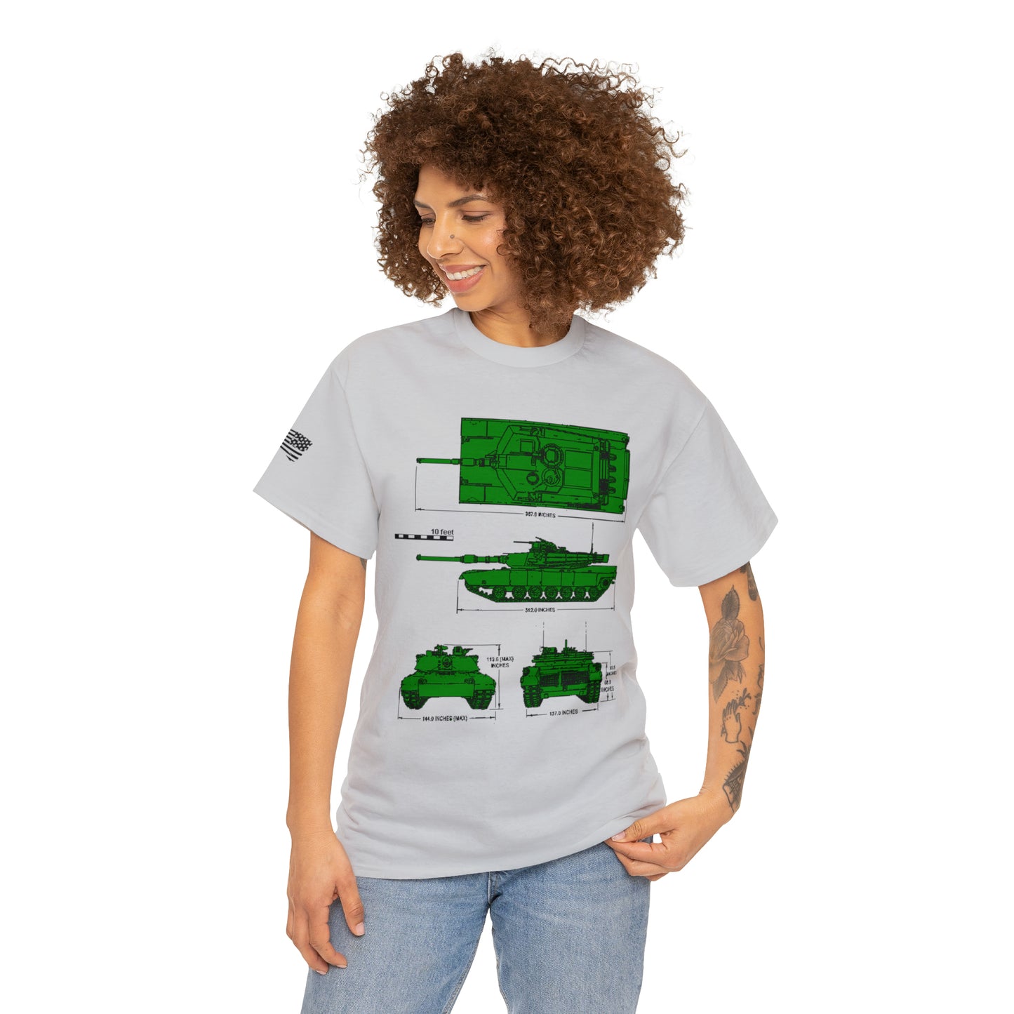 Armor Unyielding: M1A1 Abrams Legacy Tee