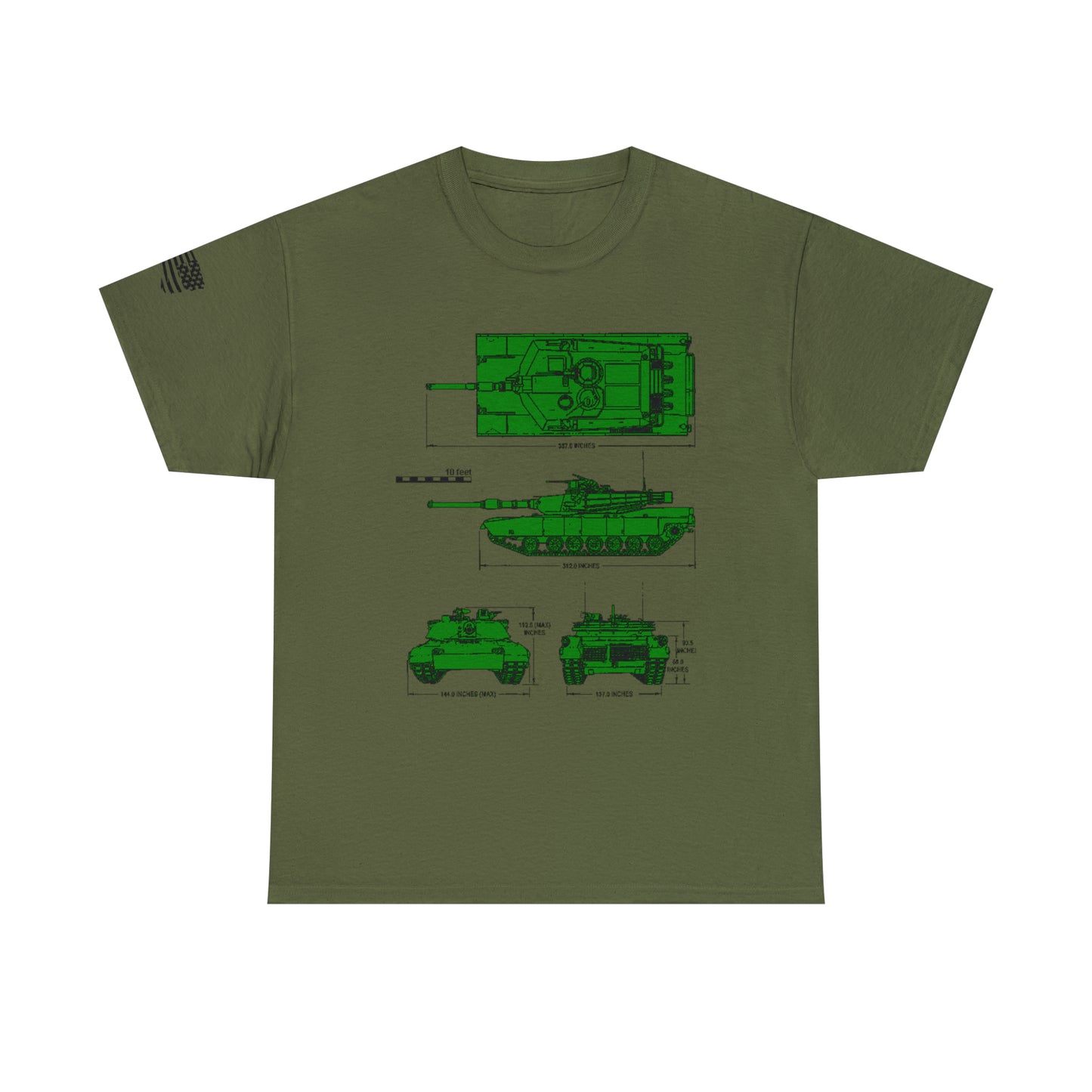 Armor Unyielding: M1A1 Abrams Legacy Tee