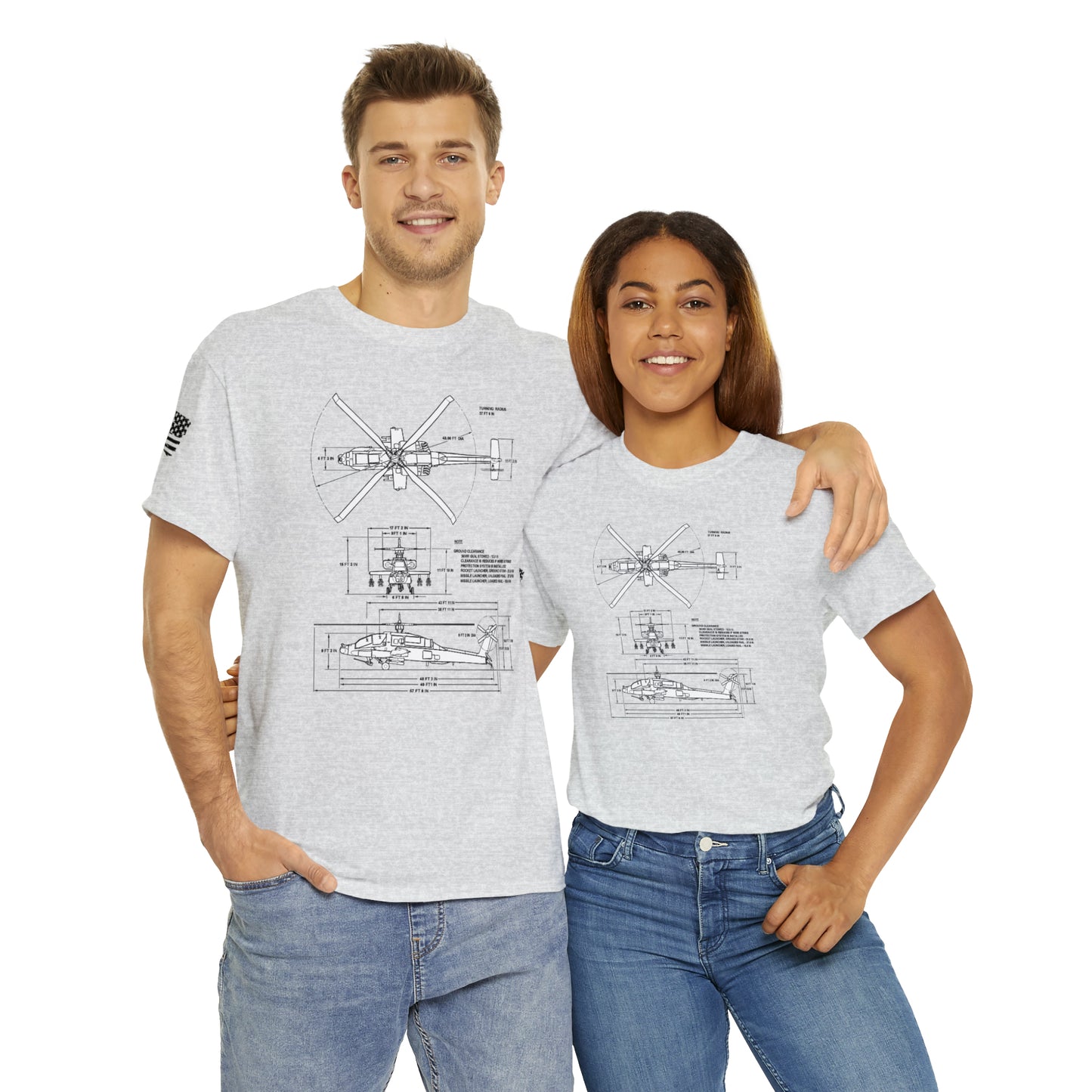 Sky Warrior: AH-64 Apache Tribute Tee