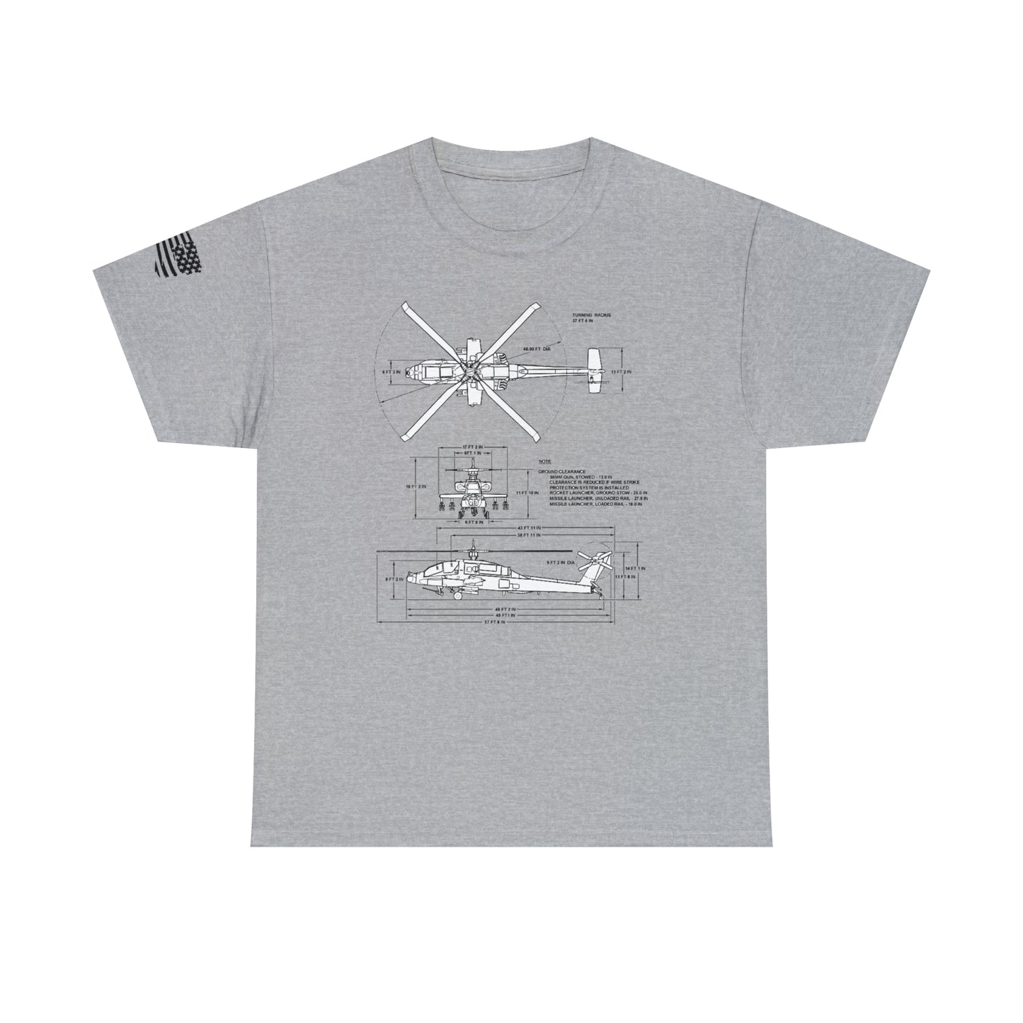 Sky Warrior: AH-64 Apache Tribute Tee