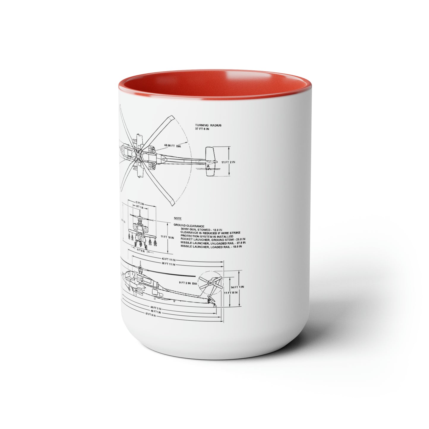 AH-64 Coffee Mugs, 15oz