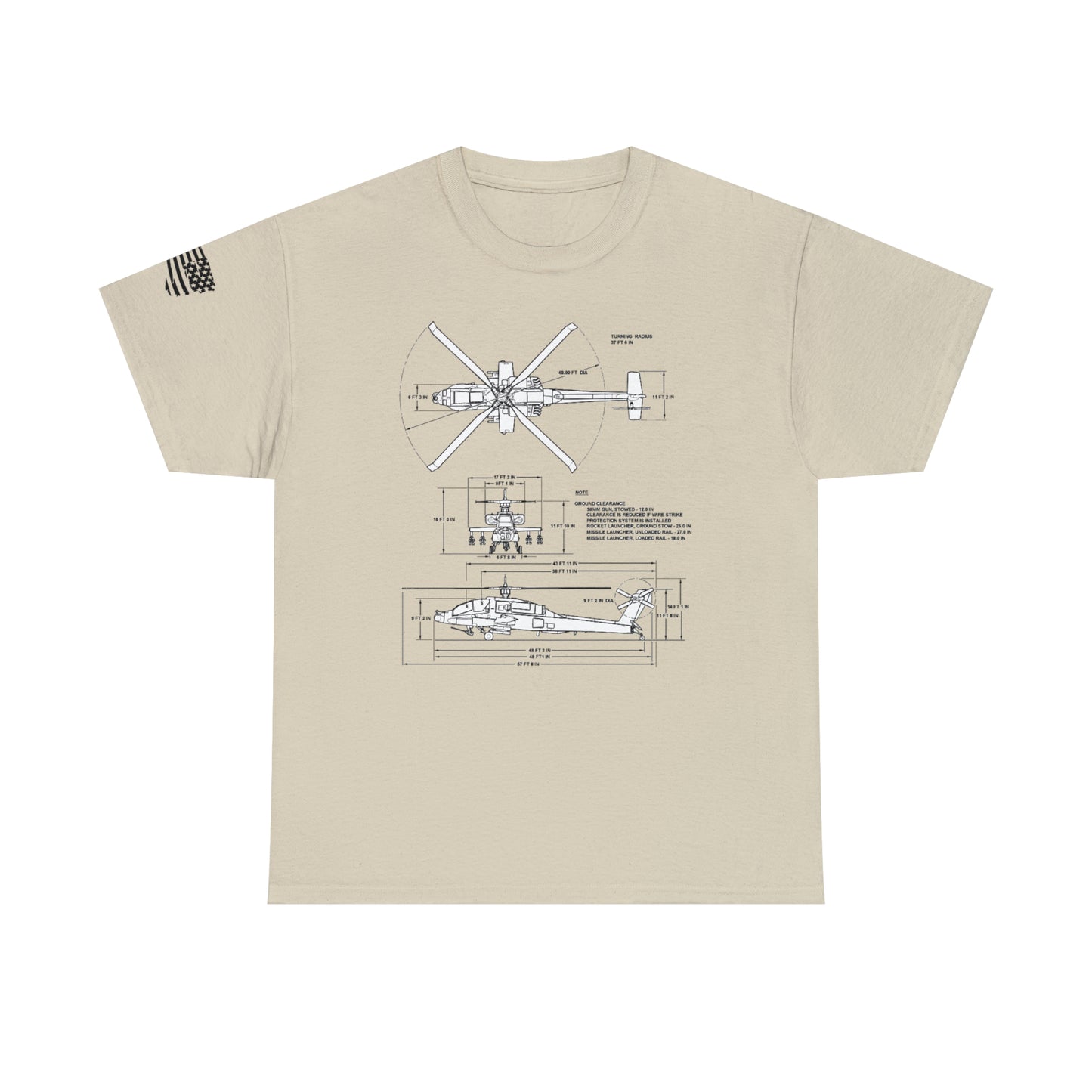 Sky Warrior: AH-64 Apache Tribute Tee