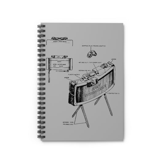 Boom & Honor: M18 Claymore Spiral Notebook - Ruled Line