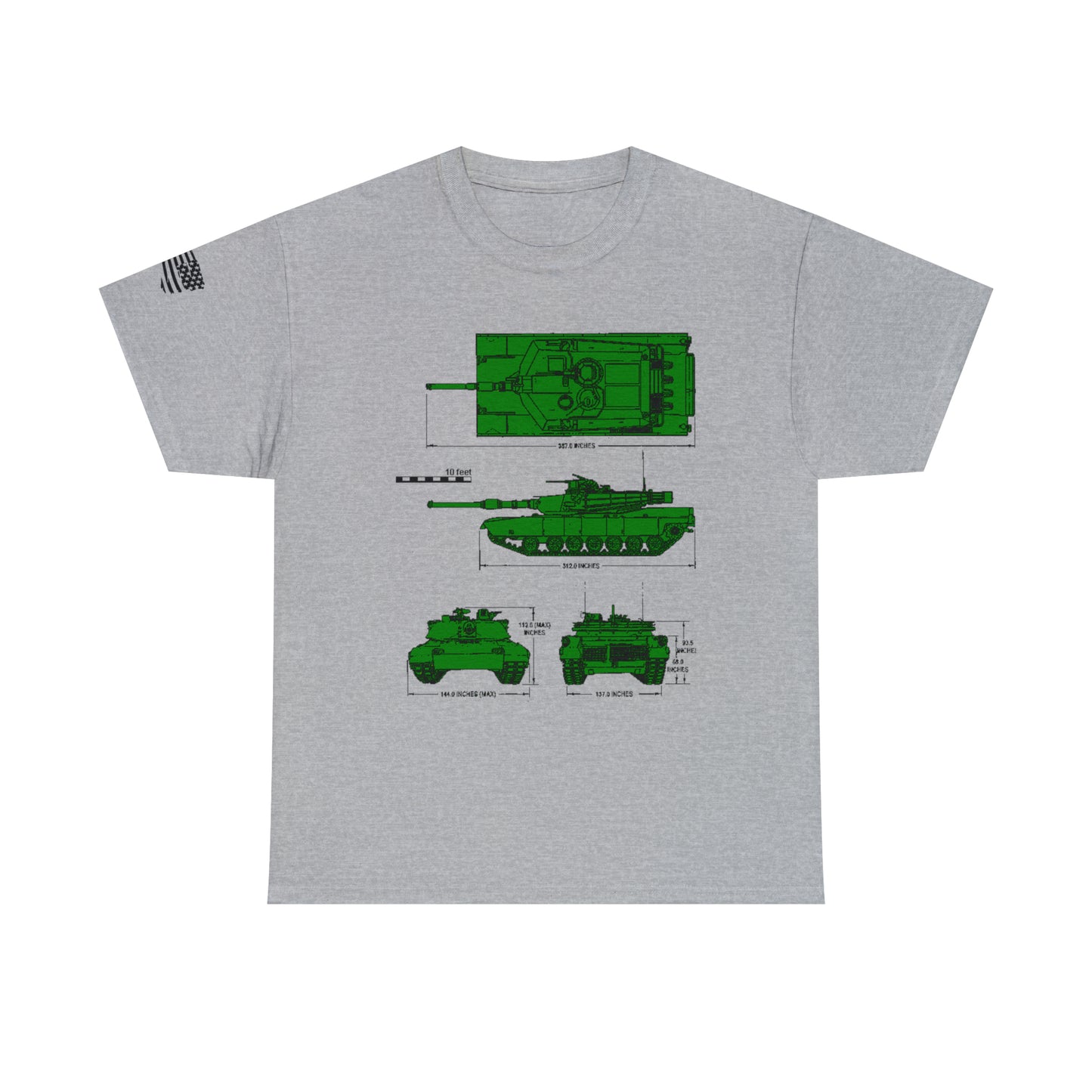 Armor Unyielding: M1A1 Abrams Legacy Tee