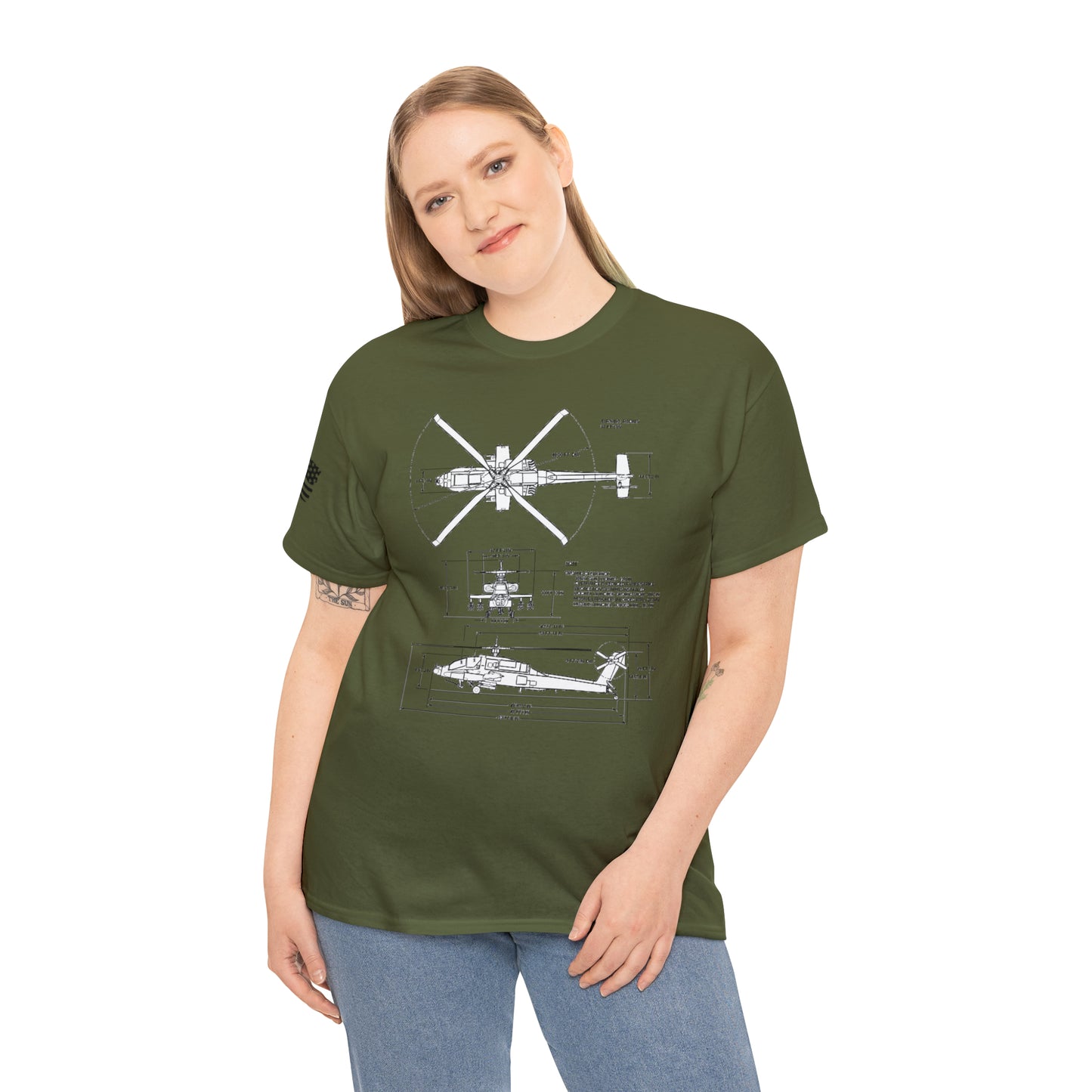 Sky Warrior: AH-64 Apache Tribute Tee