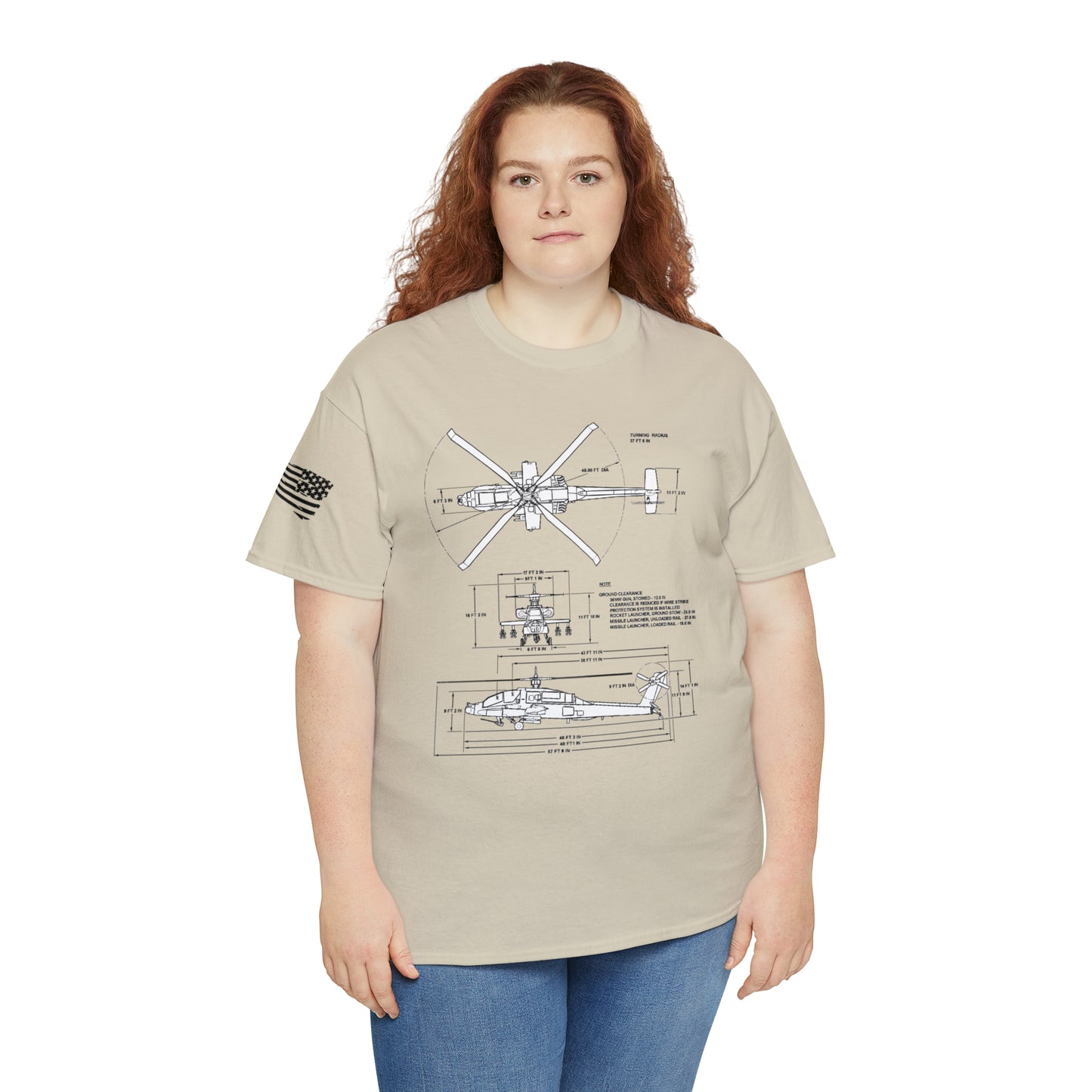 Sky Warrior: AH-64 Apache Tribute Tee