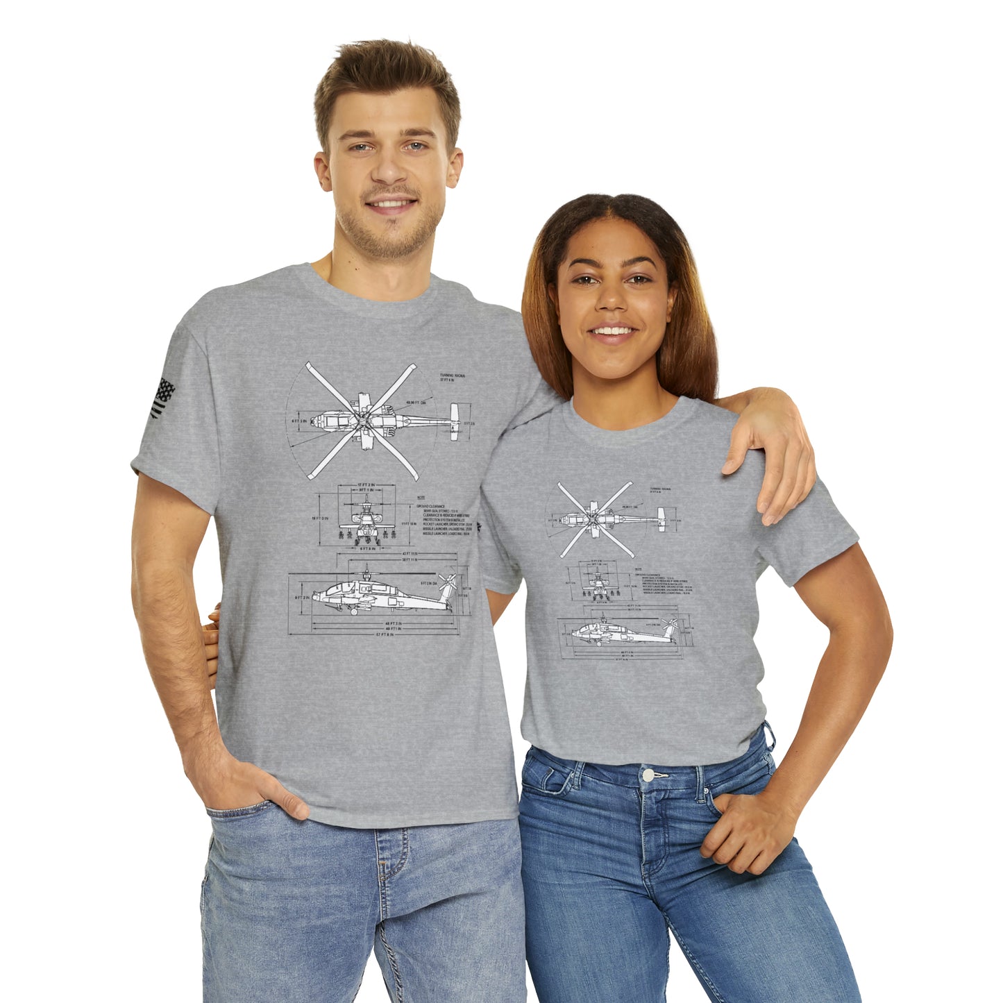 Sky Warrior: AH-64 Apache Tribute Tee