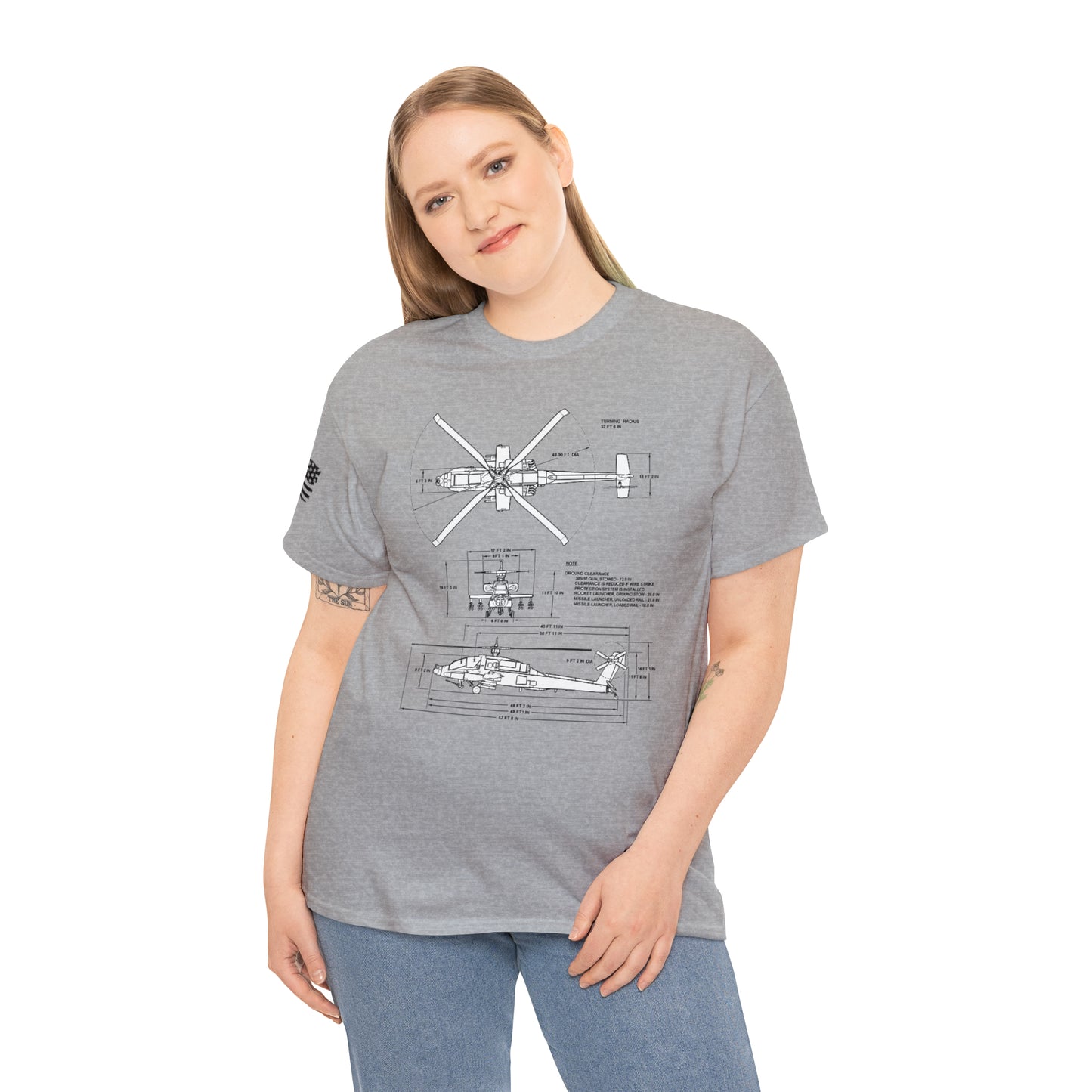 Sky Warrior: AH-64 Apache Tribute Tee