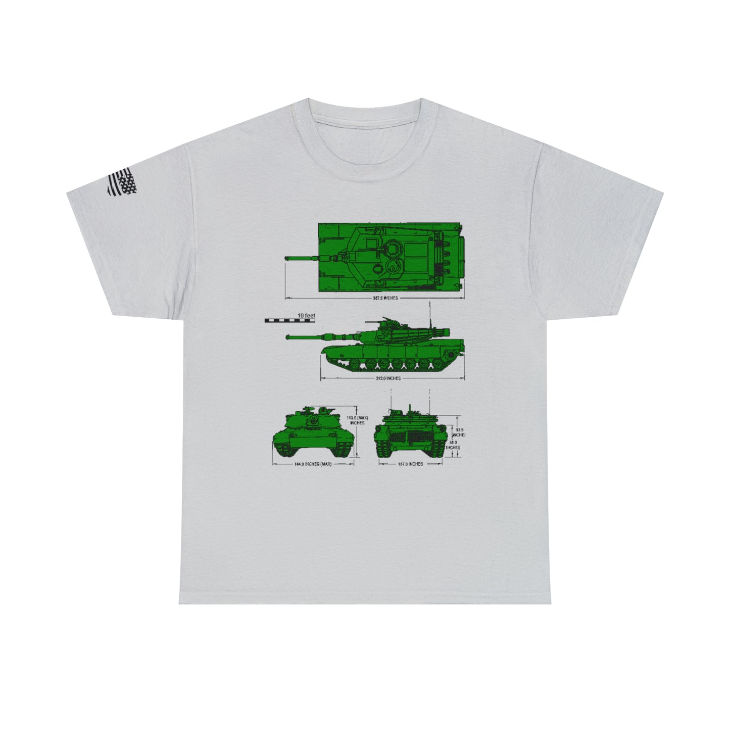 Armor Unyielding: M1A1 Abrams Legacy Tee