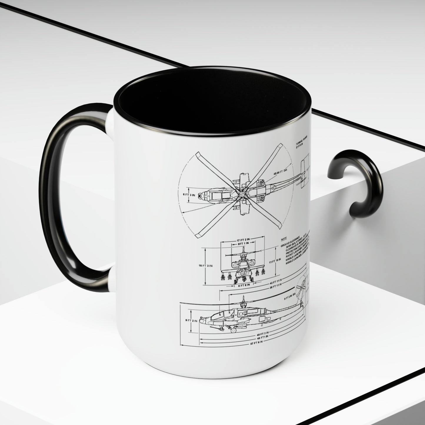 AH-64 Coffee Mugs, 15oz