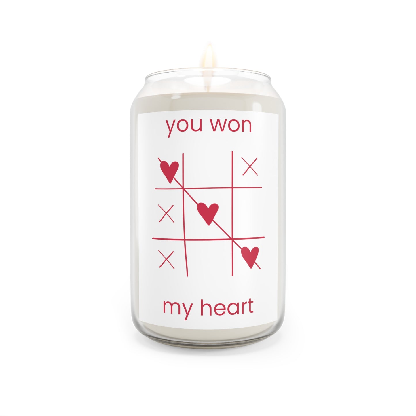 You Won my heart Scented Candle, 13.75oz