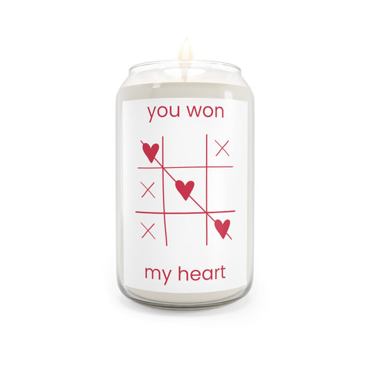 You Won my heart Scented Candle, 13.75oz