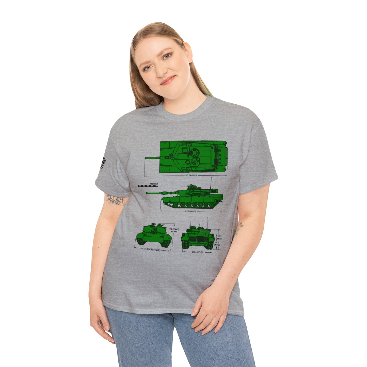 Armor Unyielding: M1A1 Abrams Legacy Tee