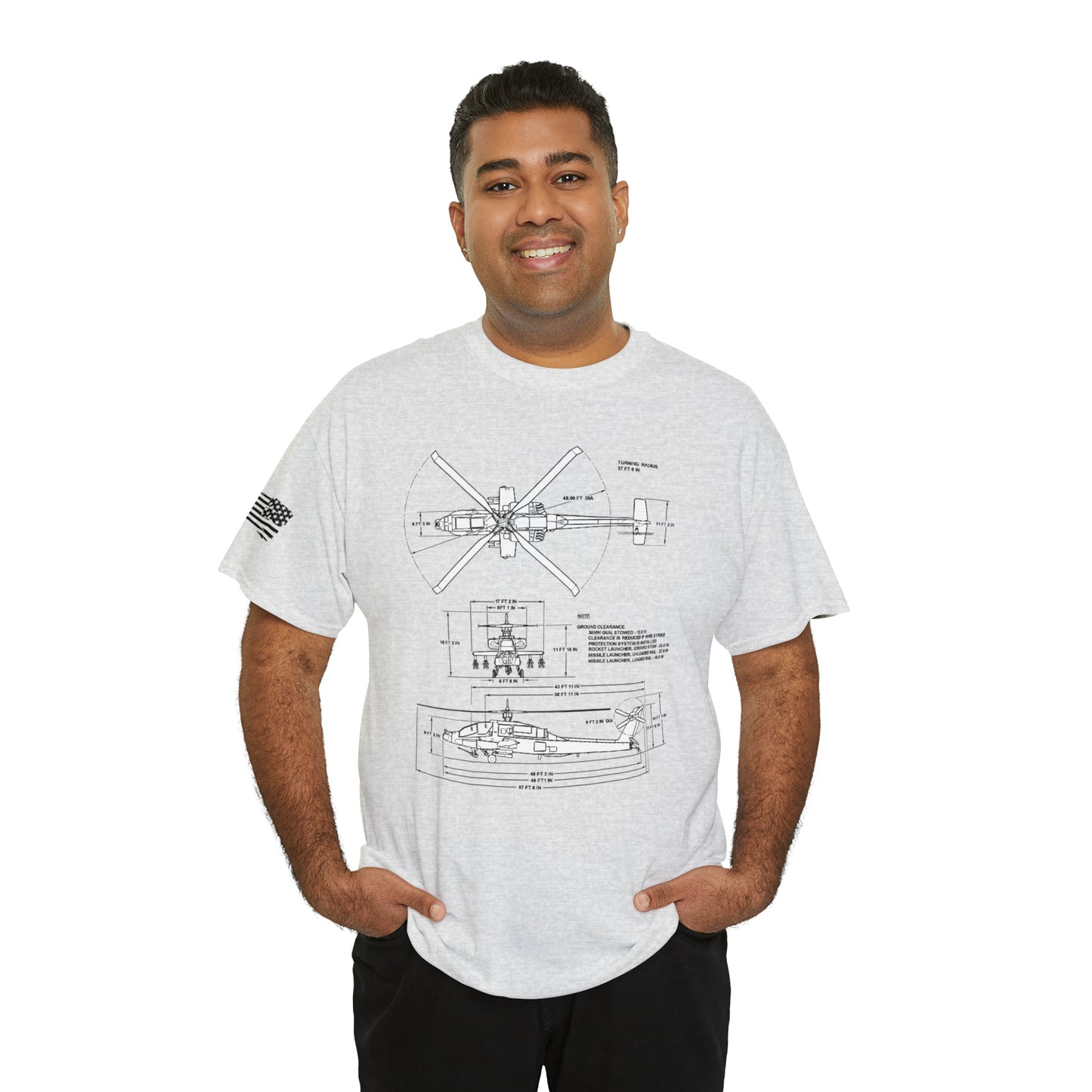 Sky Warrior: AH-64 Apache Tribute Tee