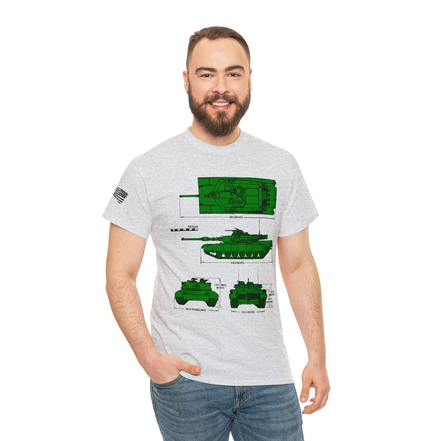 Armor Unyielding: M1A1 Abrams Legacy Tee