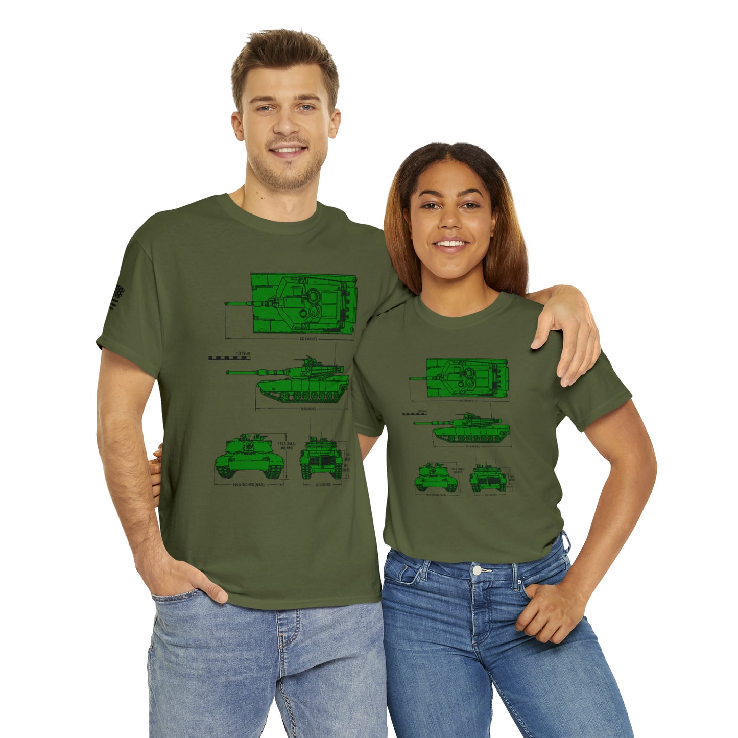 Armor Unyielding: M1A1 Abrams Legacy Tee