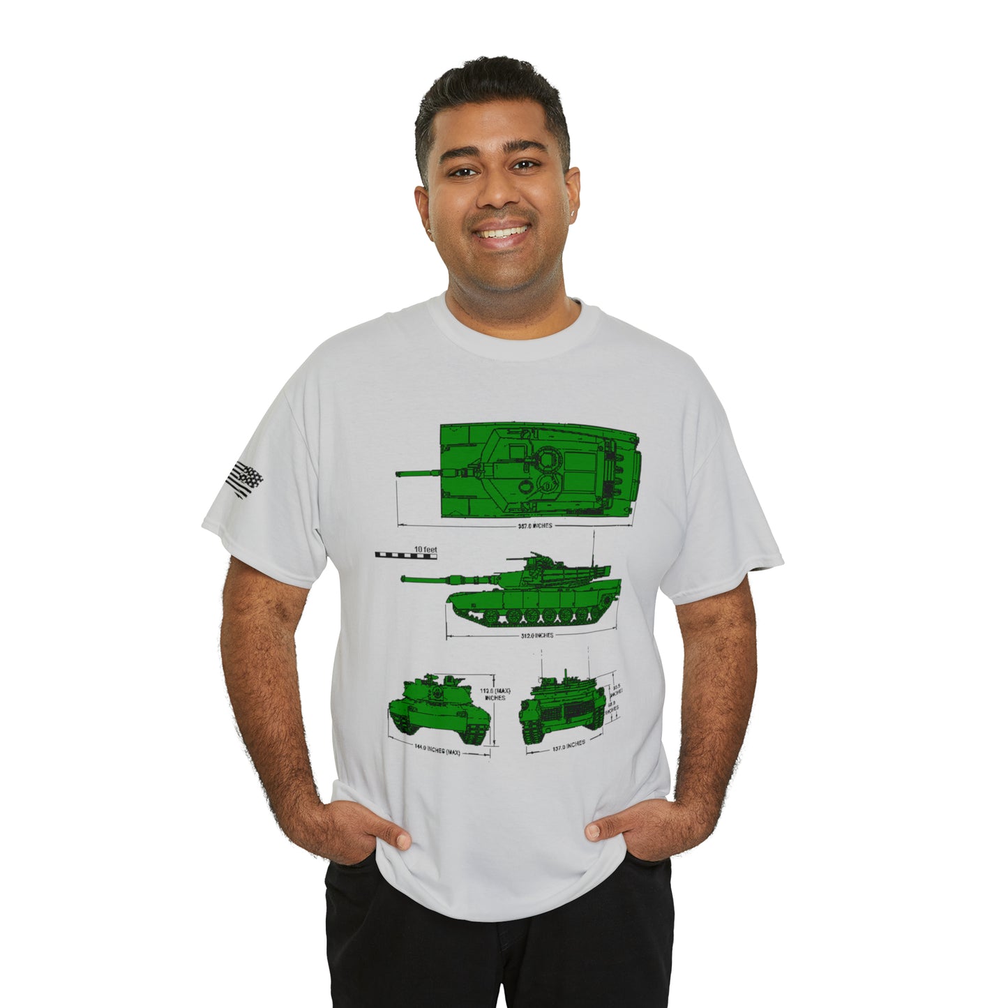 Armor Unyielding: M1A1 Abrams Legacy Tee