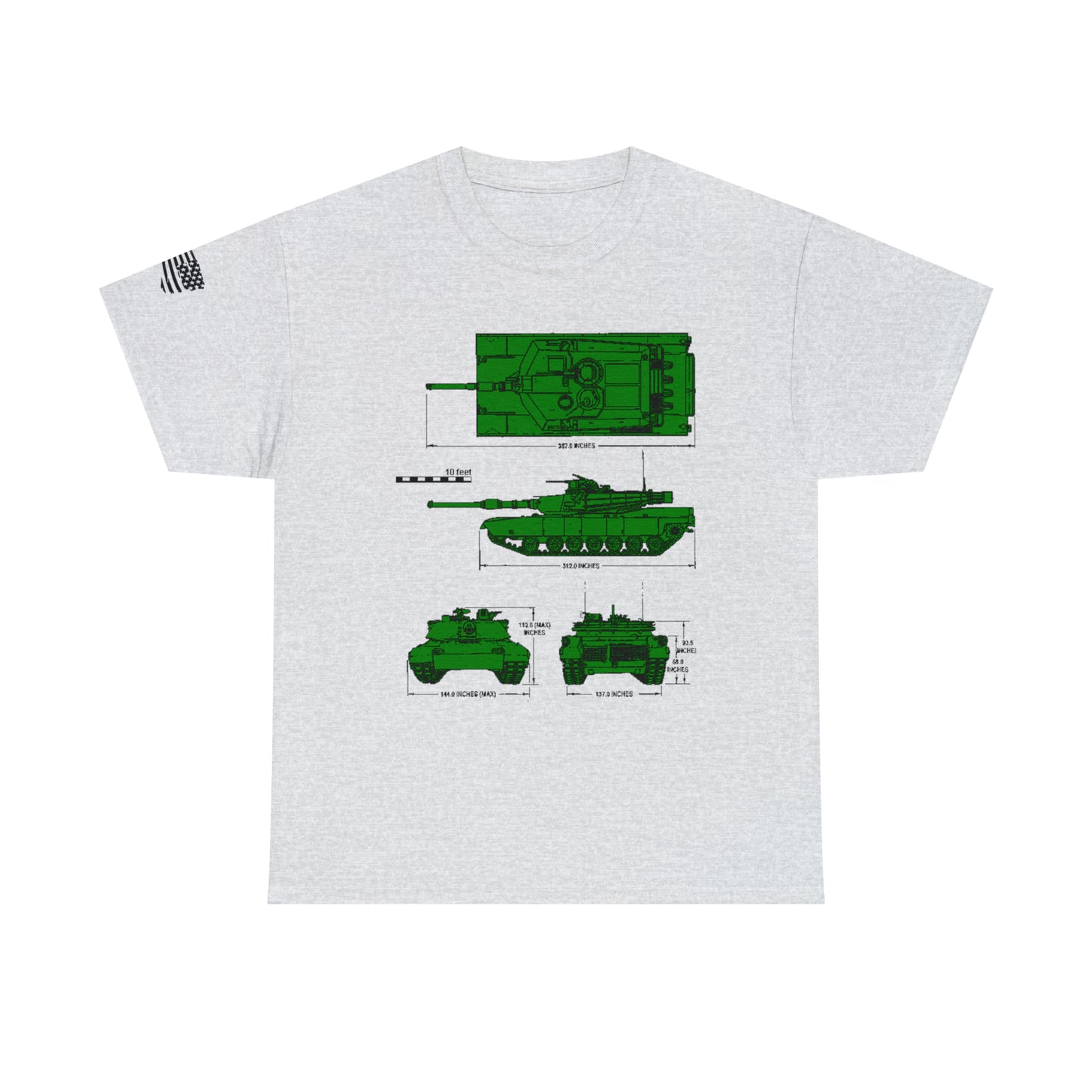 Armor Unyielding: M1A1 Abrams Legacy Tee