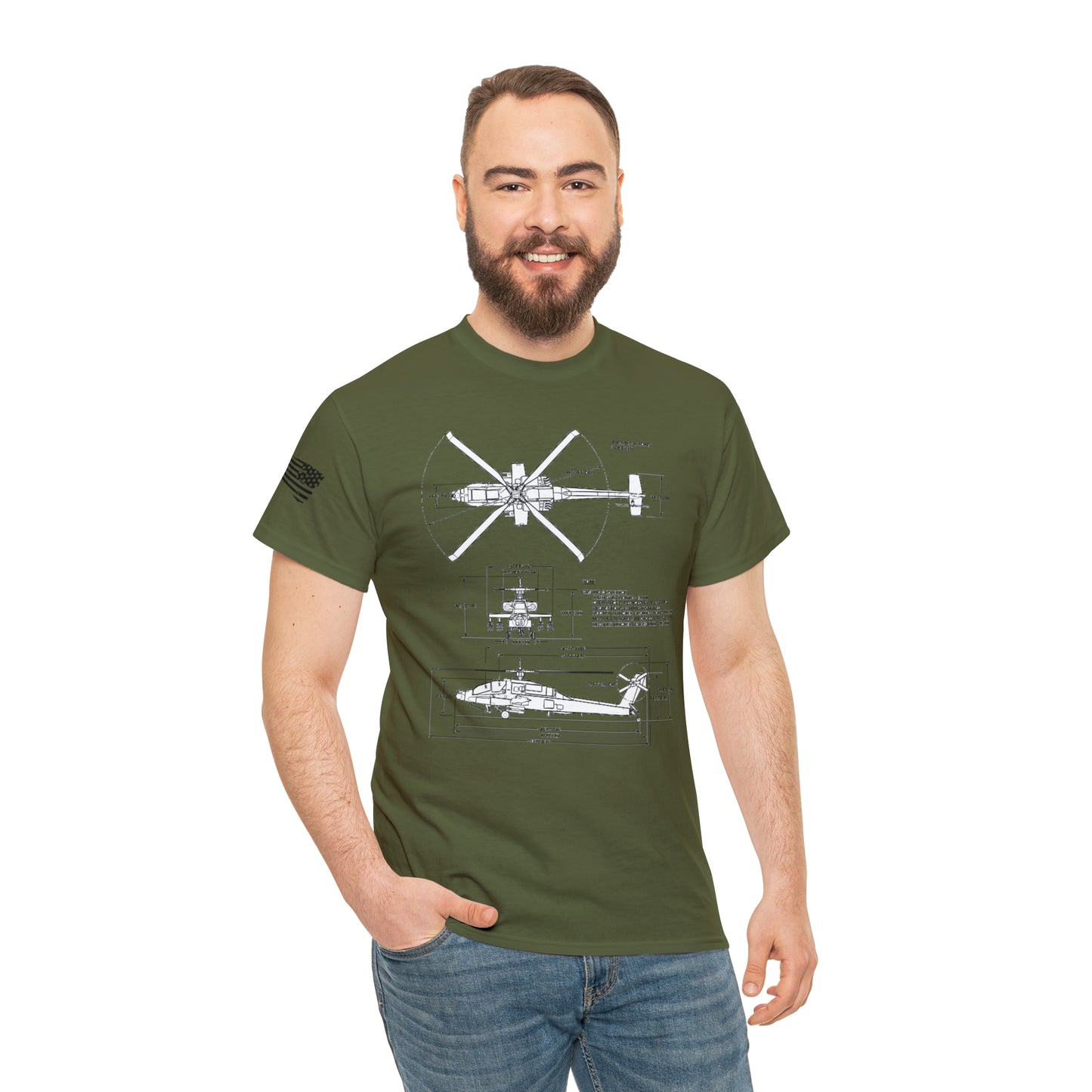 Sky Warrior: AH-64 Apache Tribute Tee