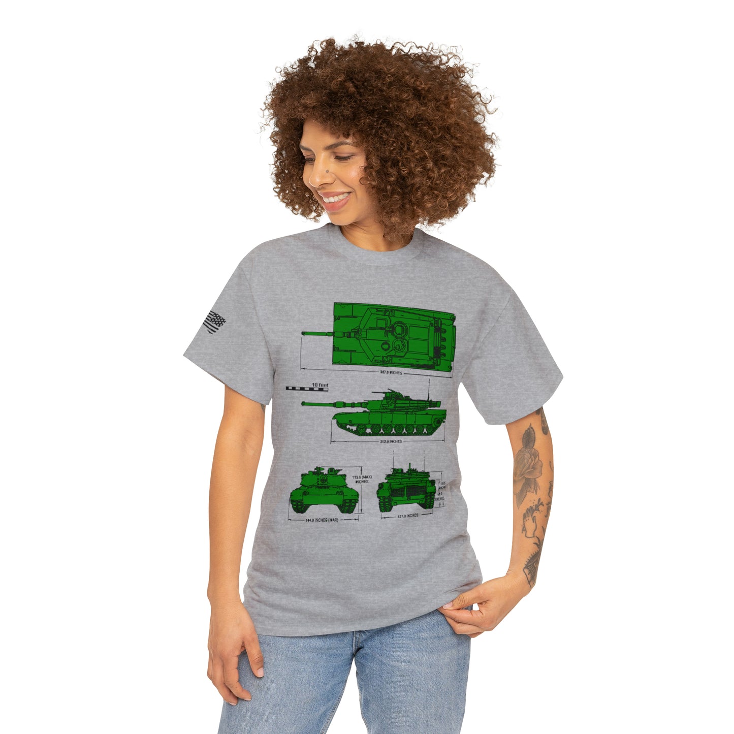 Armor Unyielding: M1A1 Abrams Legacy Tee