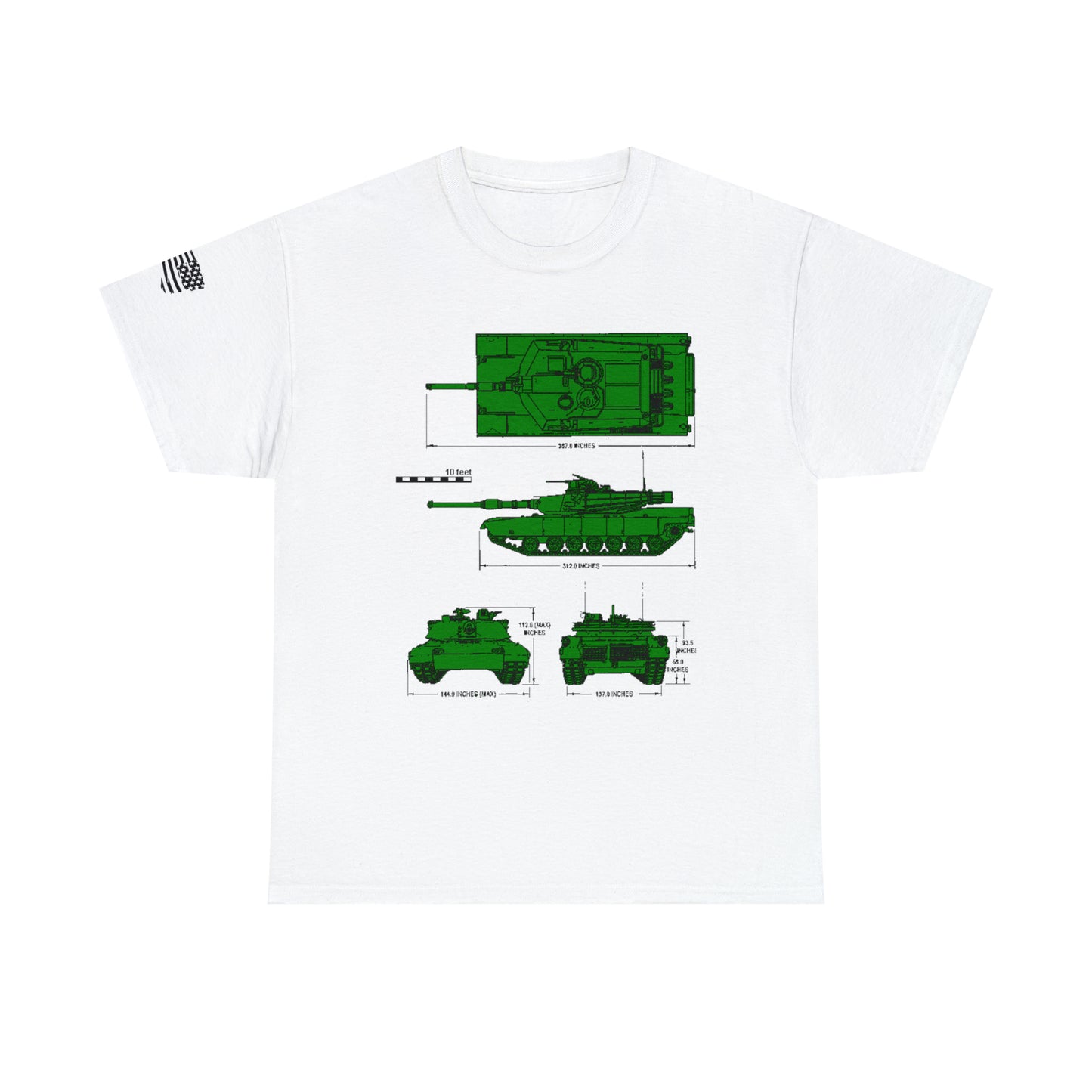 Armor Unyielding: M1A1 Abrams Legacy Tee