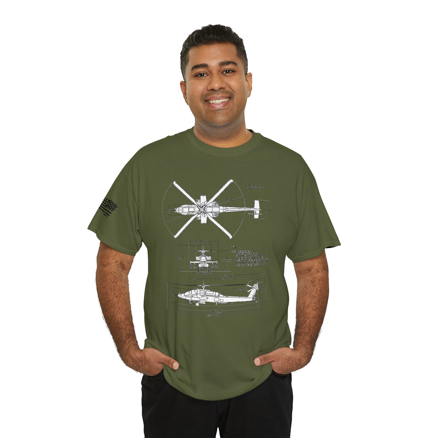 Sky Warrior: AH-64 Apache Tribute Tee