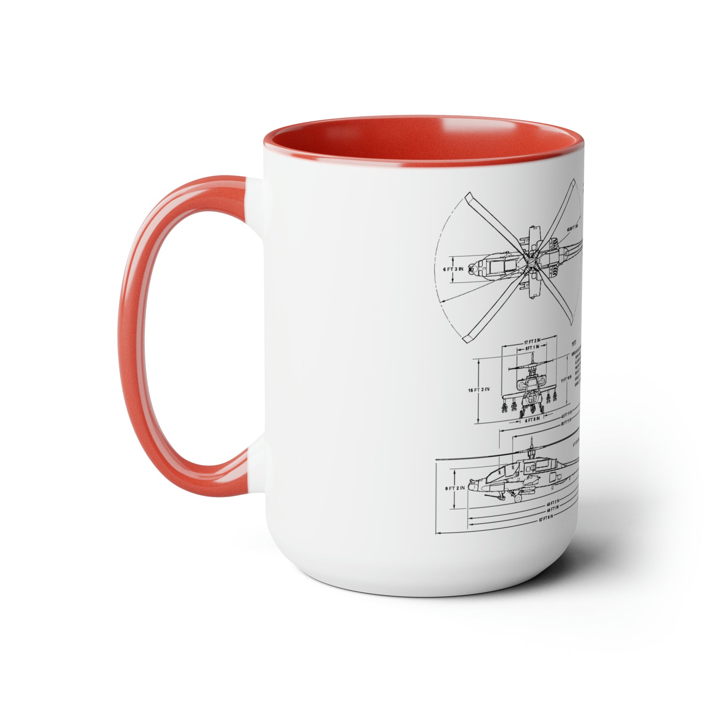 AH-64 Coffee Mugs, 15oz