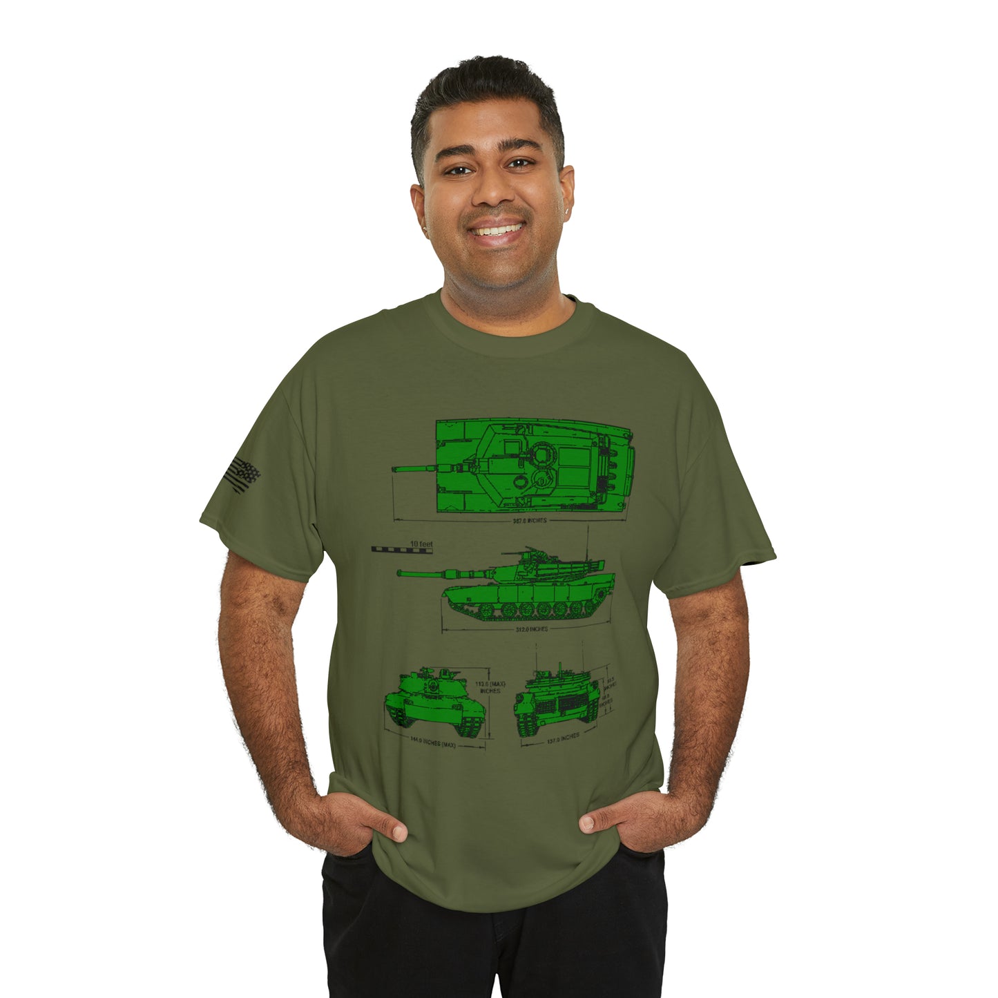 Armor Unyielding: M1A1 Abrams Legacy Tee