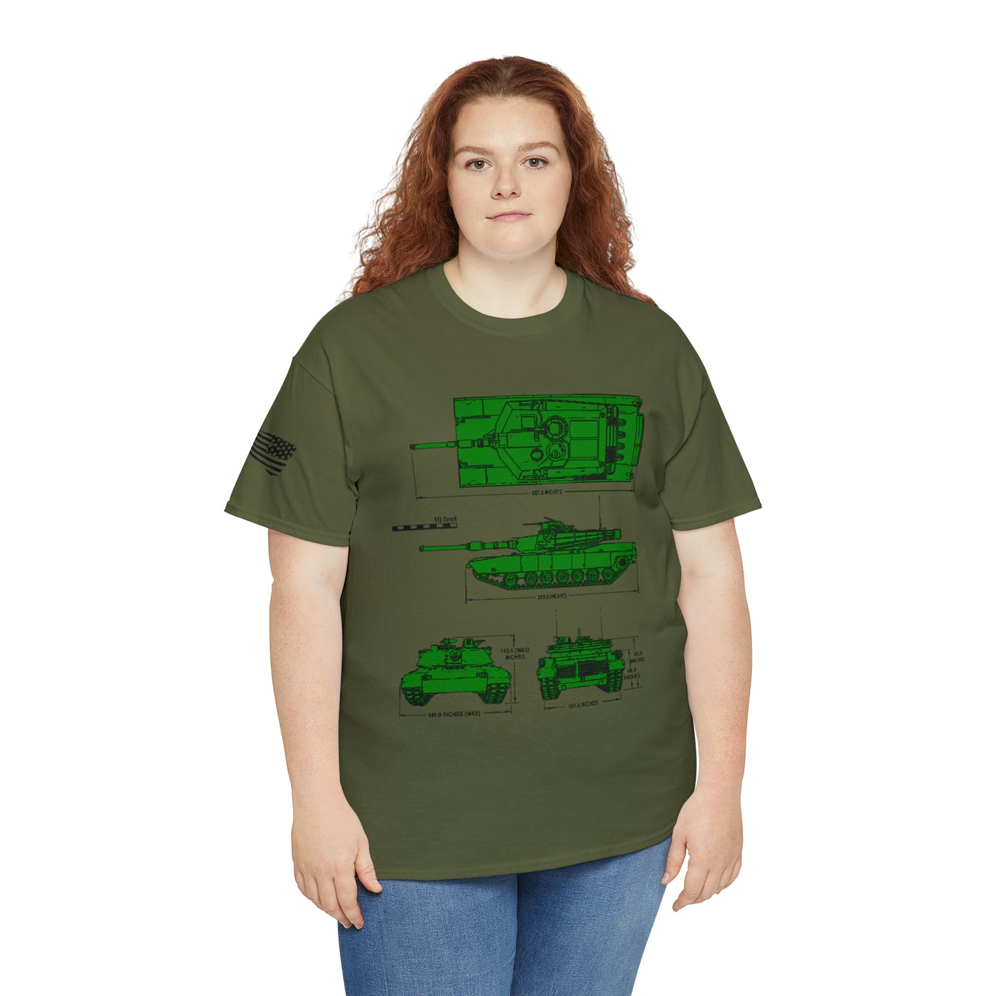 Armor Unyielding: M1A1 Abrams Legacy Tee