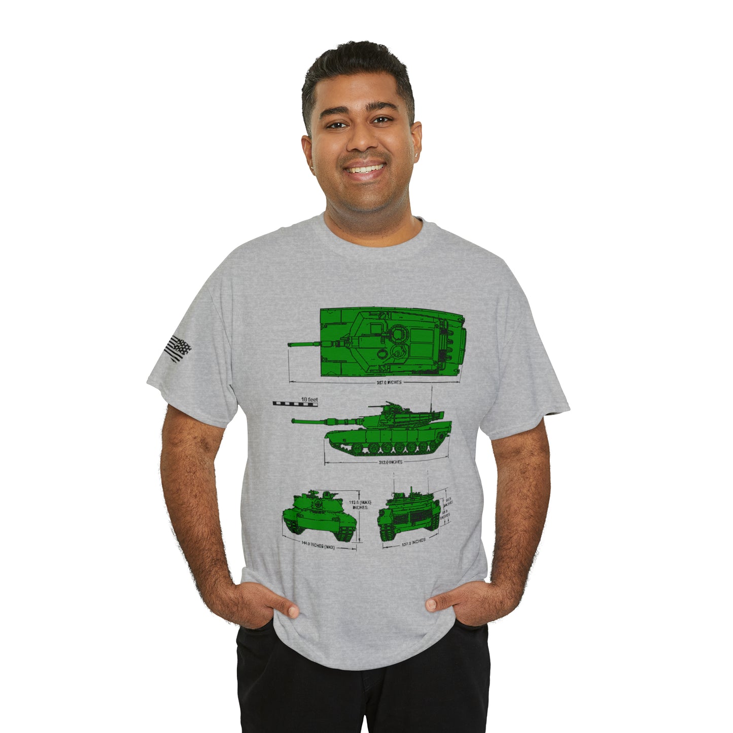 Armor Unyielding: M1A1 Abrams Legacy Tee