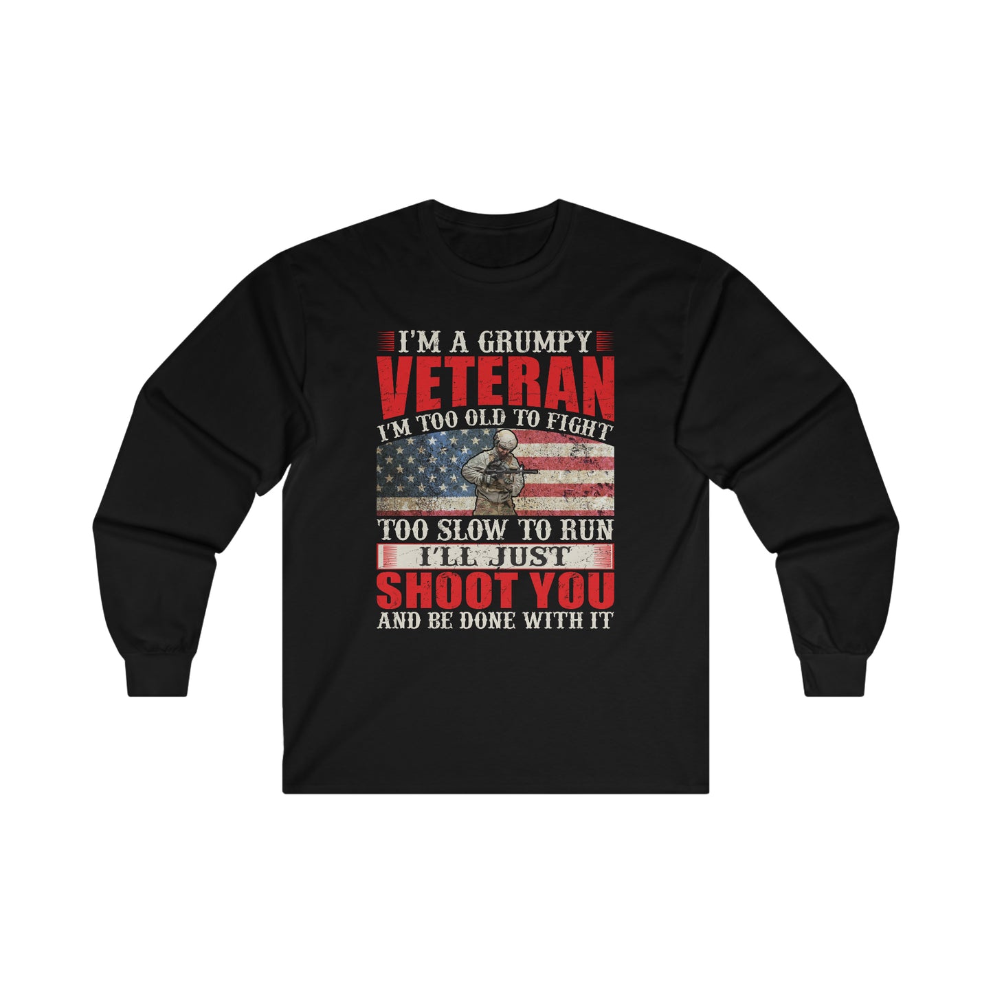 Grumpy Veteran Long sleeve