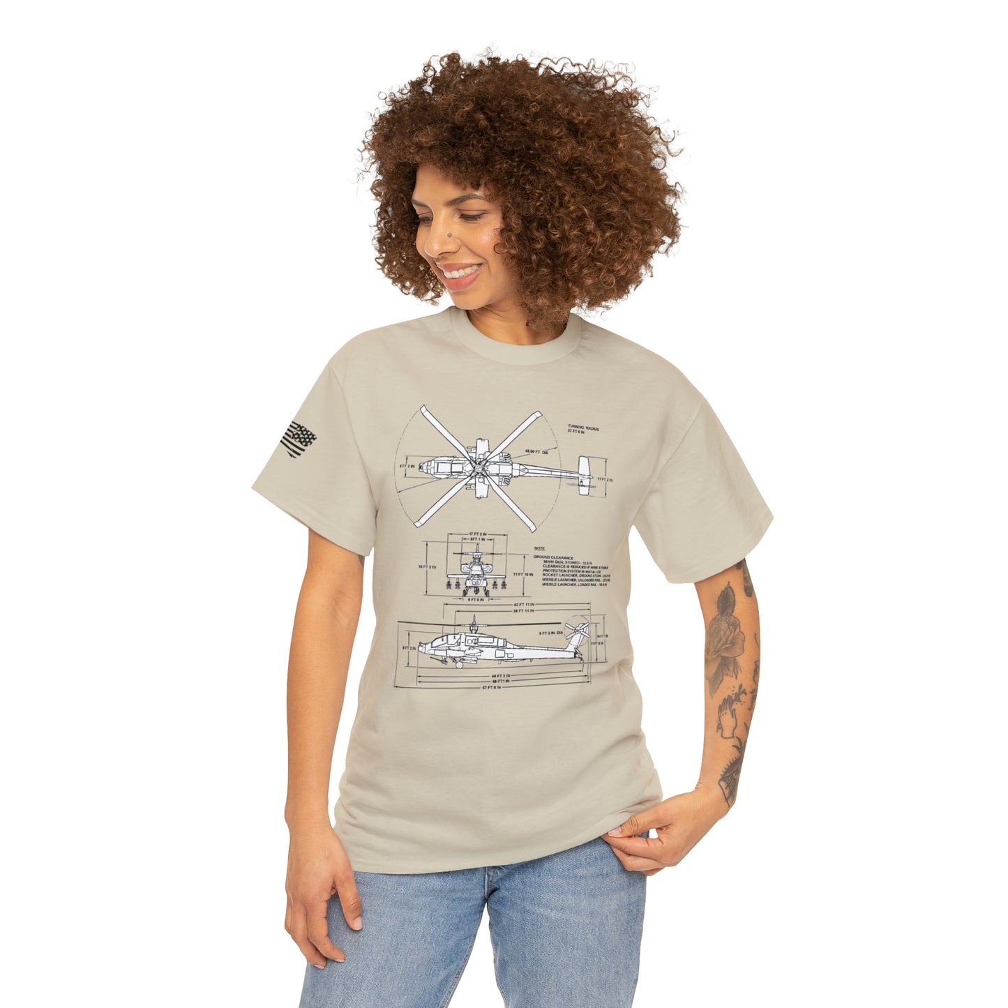 Sky Warrior: AH-64 Apache Tribute Tee