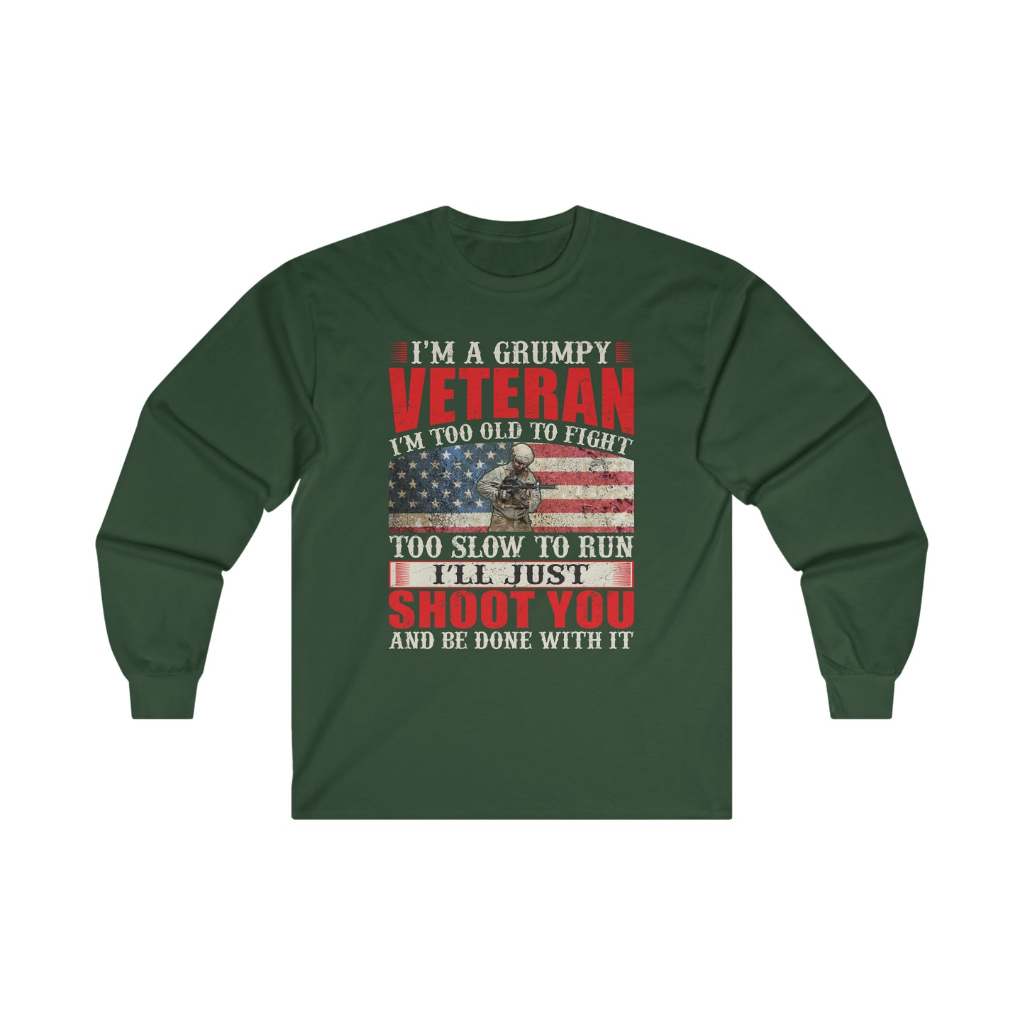 Grumpy Veteran Long sleeve