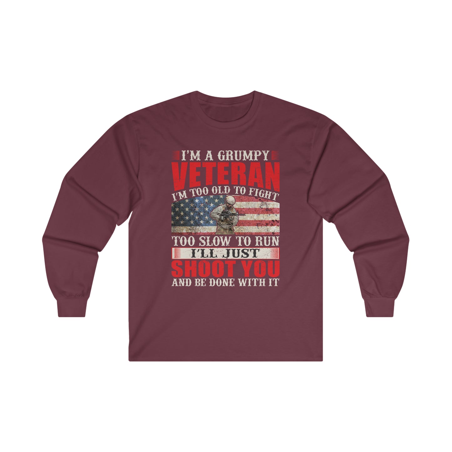 Grumpy Veteran Long sleeve