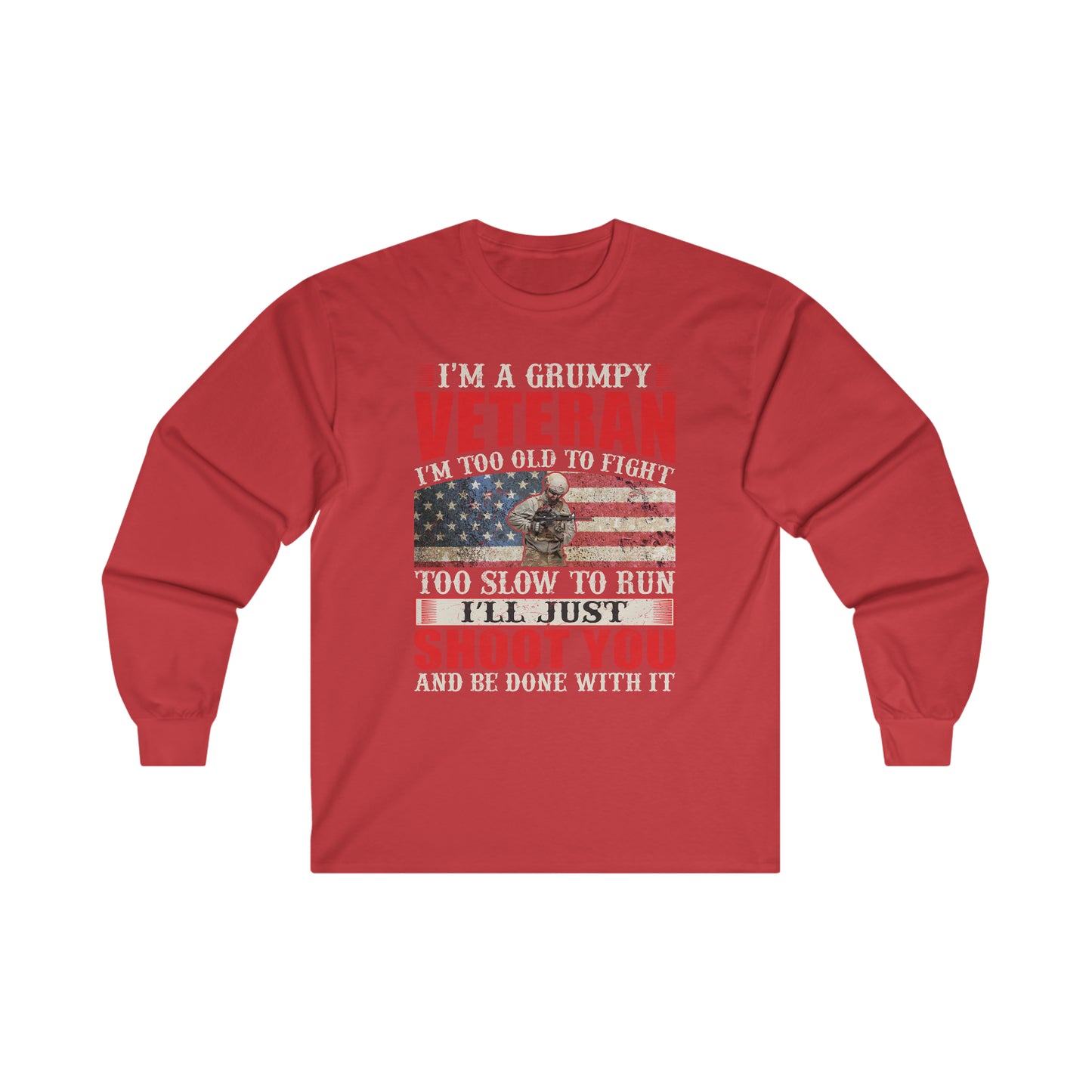 Grumpy Veteran Long sleeve