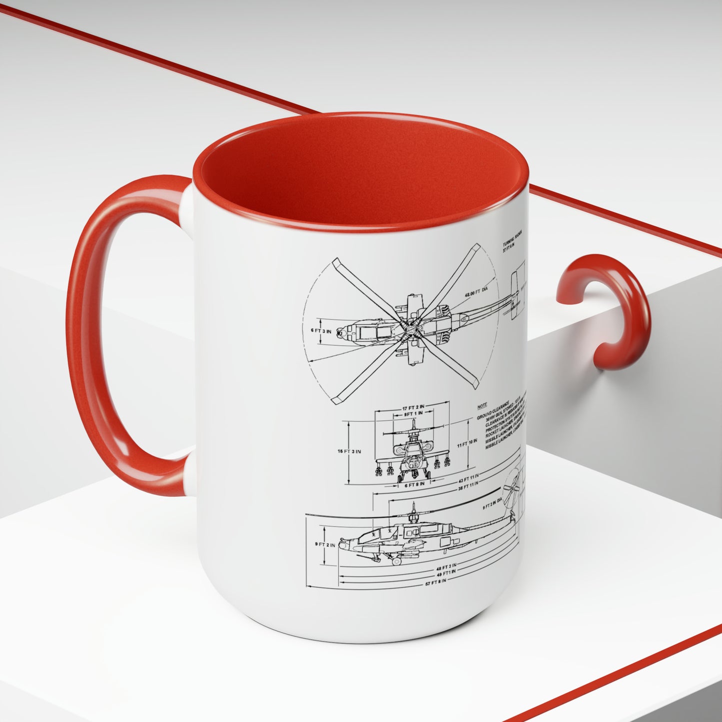 AH-64 Coffee Mugs, 15oz