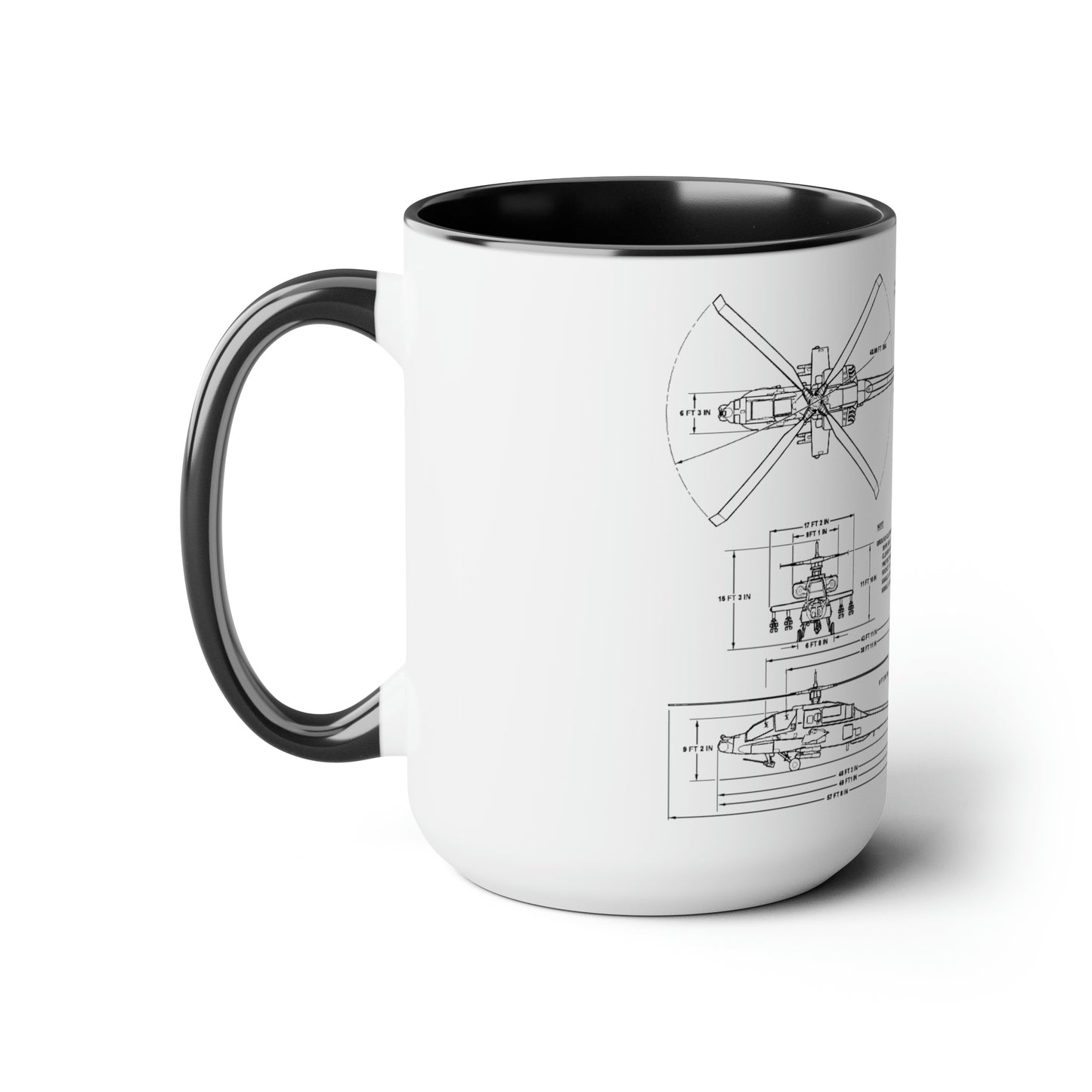 AH-64 Coffee Mugs, 15oz