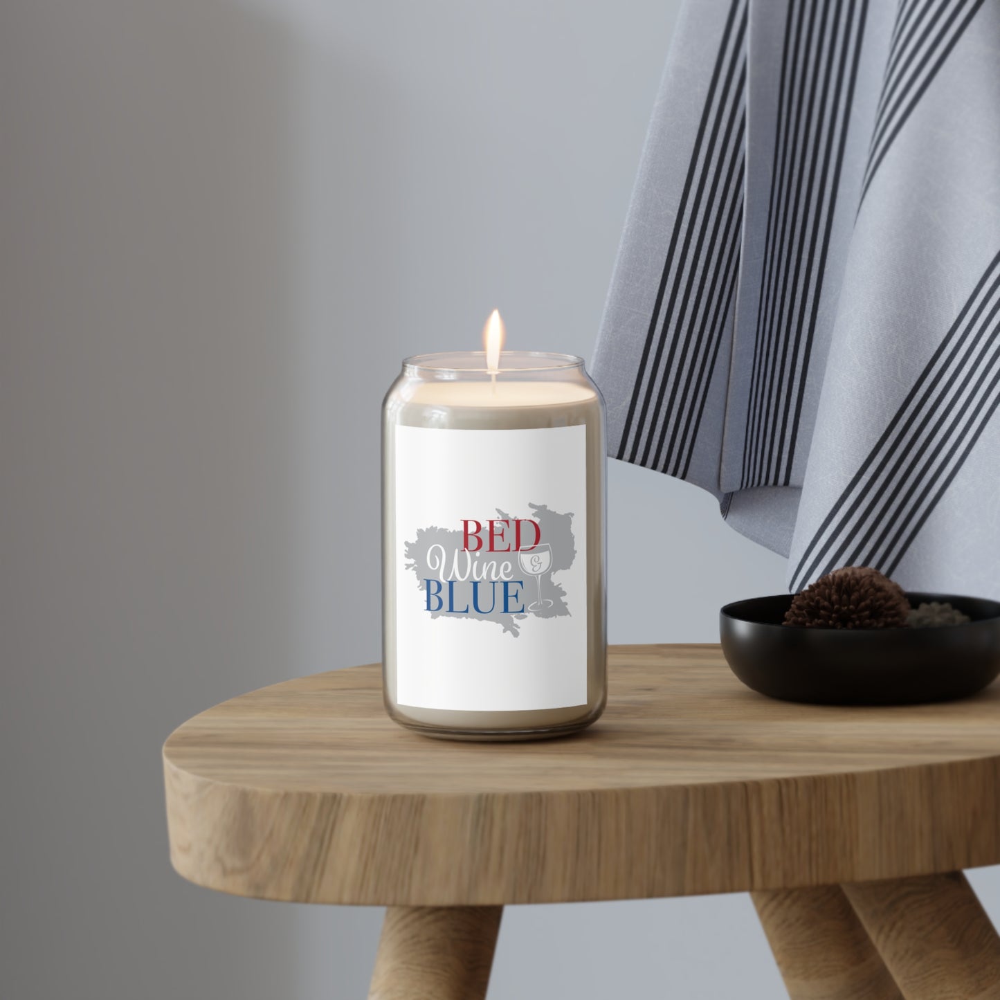 Red Wine and Blue Scented Candle, 13.75oz