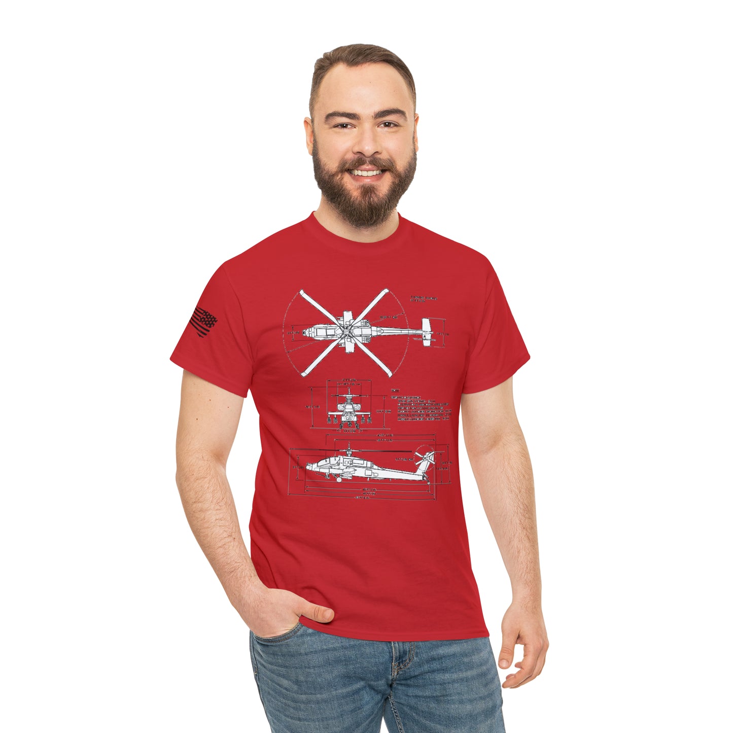 Sky Warrior: AH-64 Apache Tribute Tee