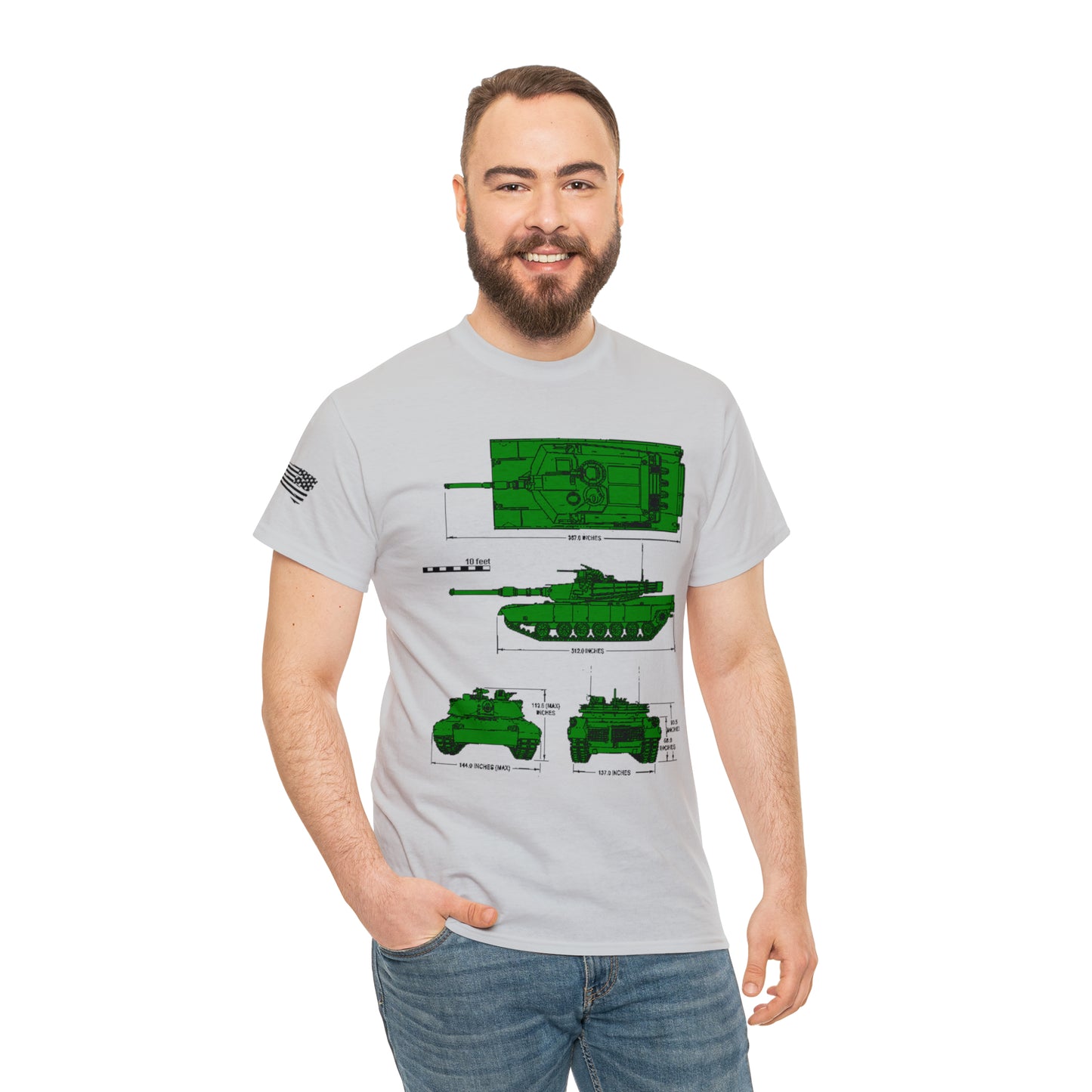 Armor Unyielding: M1A1 Abrams Legacy Tee